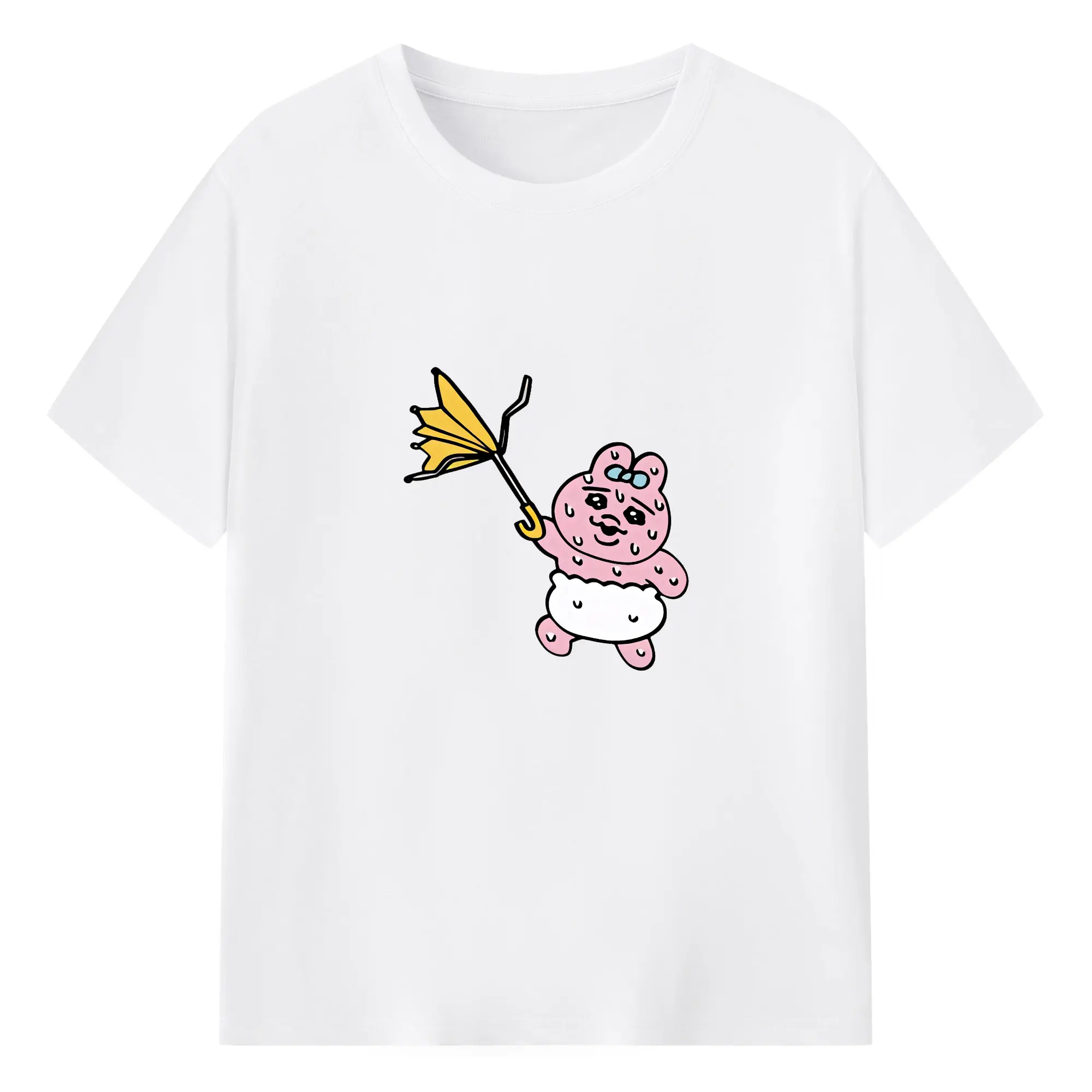 おぱんちゅうさぎ グッズ おぱんちゅうさぎ - 綿100％ 半袖Tシャツ ・ フロントプリント ・ 快適 通気性 ・ 日常使い 散歩 スポーツ用