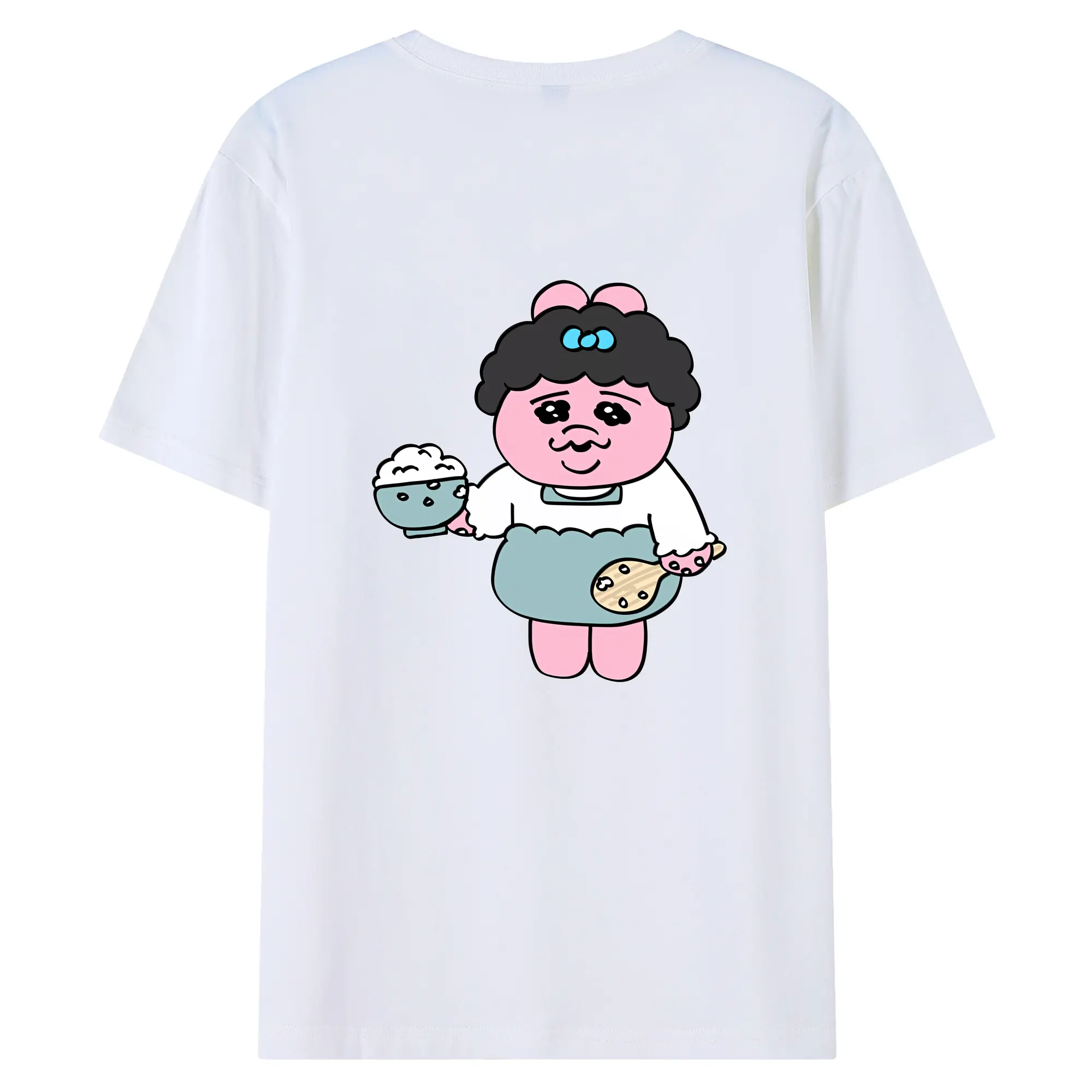 おぱんちゅうさぎ グッズ おぱんちゅうさぎ - 綿100％ 半袖Tシャツ ・ バックプリント ・ 快適 通気性 ・ 日常使い 散歩 スポーツ用
