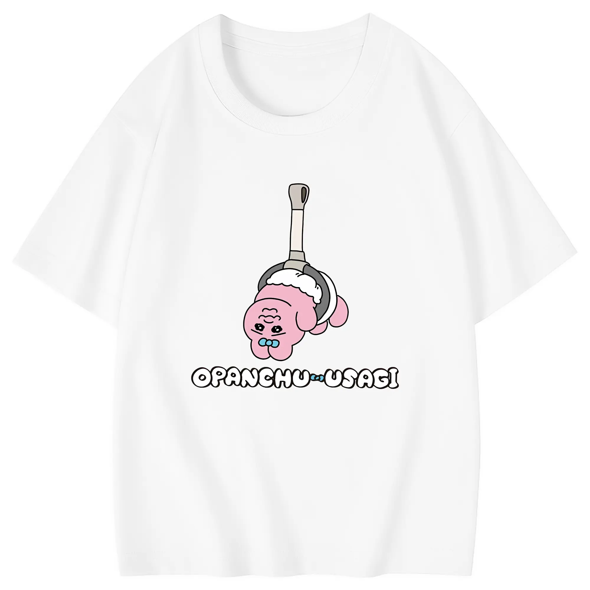 おぱんちゅうさぎ グッズ おぱんちゅうさぎ - 綿100％ キッズTシャツ ・ フロントプリント ・ 快適 通気性 ・ スポーツ カジュアル 散歩用