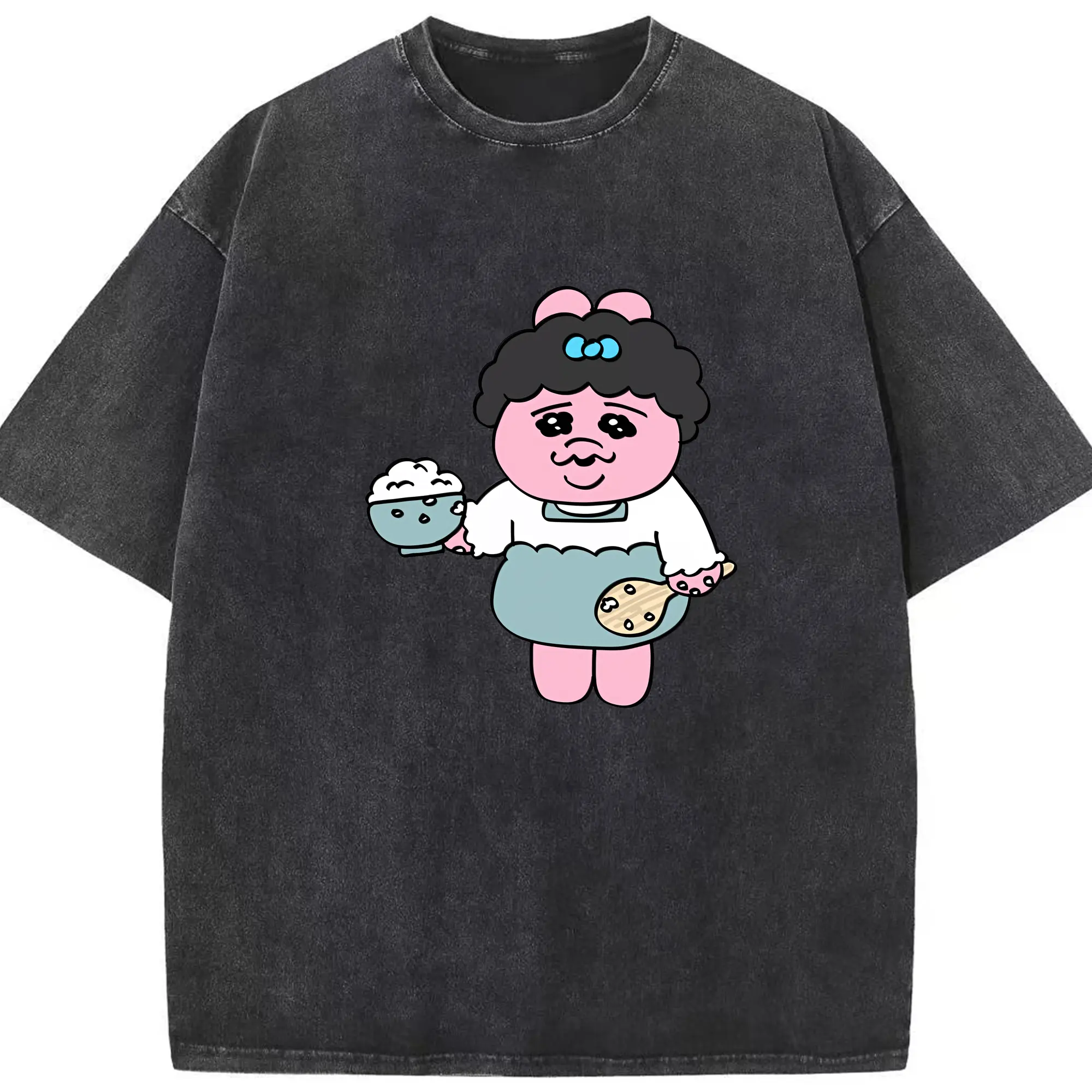 おぱんちゅうさぎ グッズ おぱんちゅうさぎ - 綿100％ ヴィンテージ風 半袖Tシャツ ・ フロントプリント ・ 柔らか肌触り ・ 通気性 快適 ・ スポーツ カジュアル 外出用