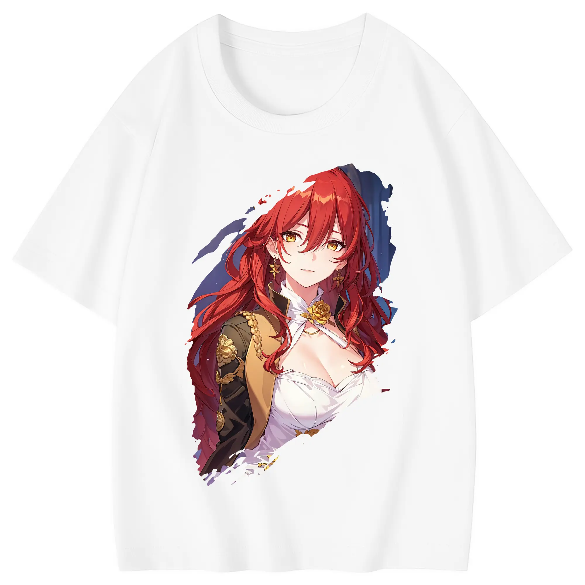 崩壊：スターレイル グッズ 姫子 - 綿100％ キッズTシャツ ・ フロントプリント ・ 快適 通気性 ・ スポーツ カジュアル 散歩用