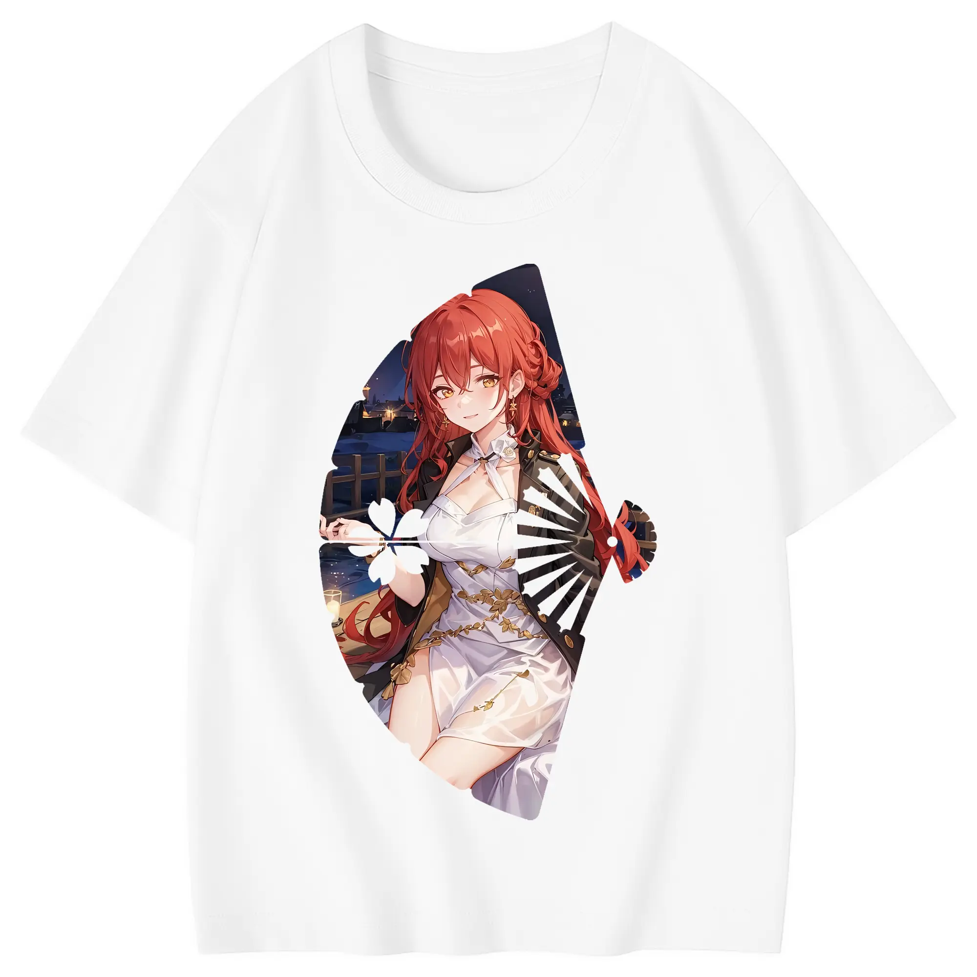 崩壊：スターレイル グッズ 姫子 - 綿100％ キッズTシャツ ・ フロントプリント ・ 快適 通気性 ・ スポーツ カジュアル 散歩用