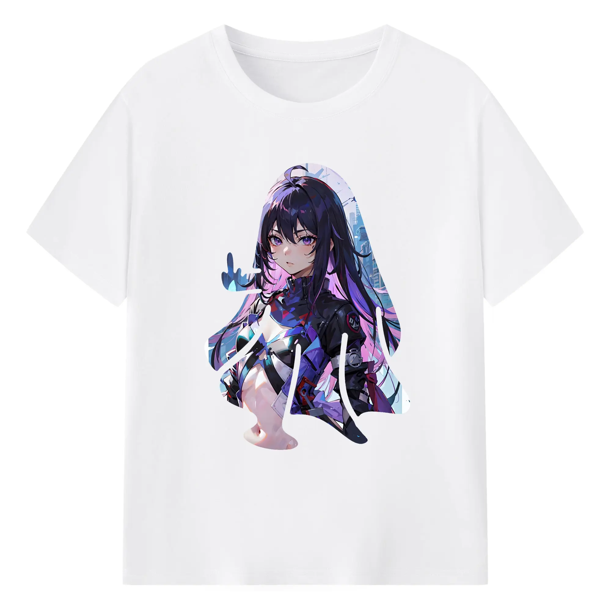 崩壊：スターレイル グッズ ゼーレ - 綿100％ 半袖Tシャツ ・ フロントプリント ・ 快適 通気性 ・ 日常使い 散歩 スポーツ用