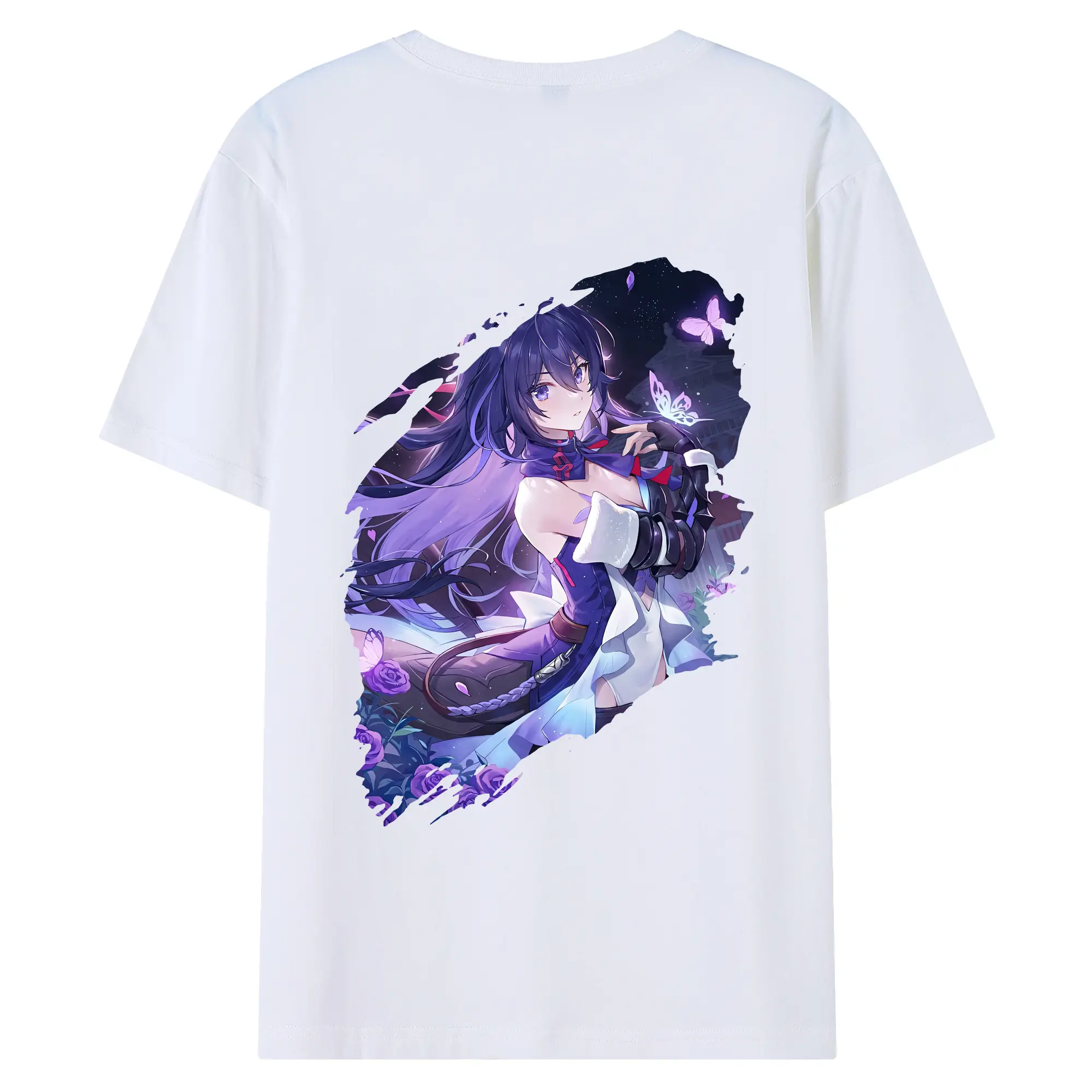 崩壊：スターレイル グッズ ゼーレ - 綿100％ 半袖Tシャツ ・ バックプリント ・ 快適 通気性 ・ 日常使い 散歩 スポーツ用