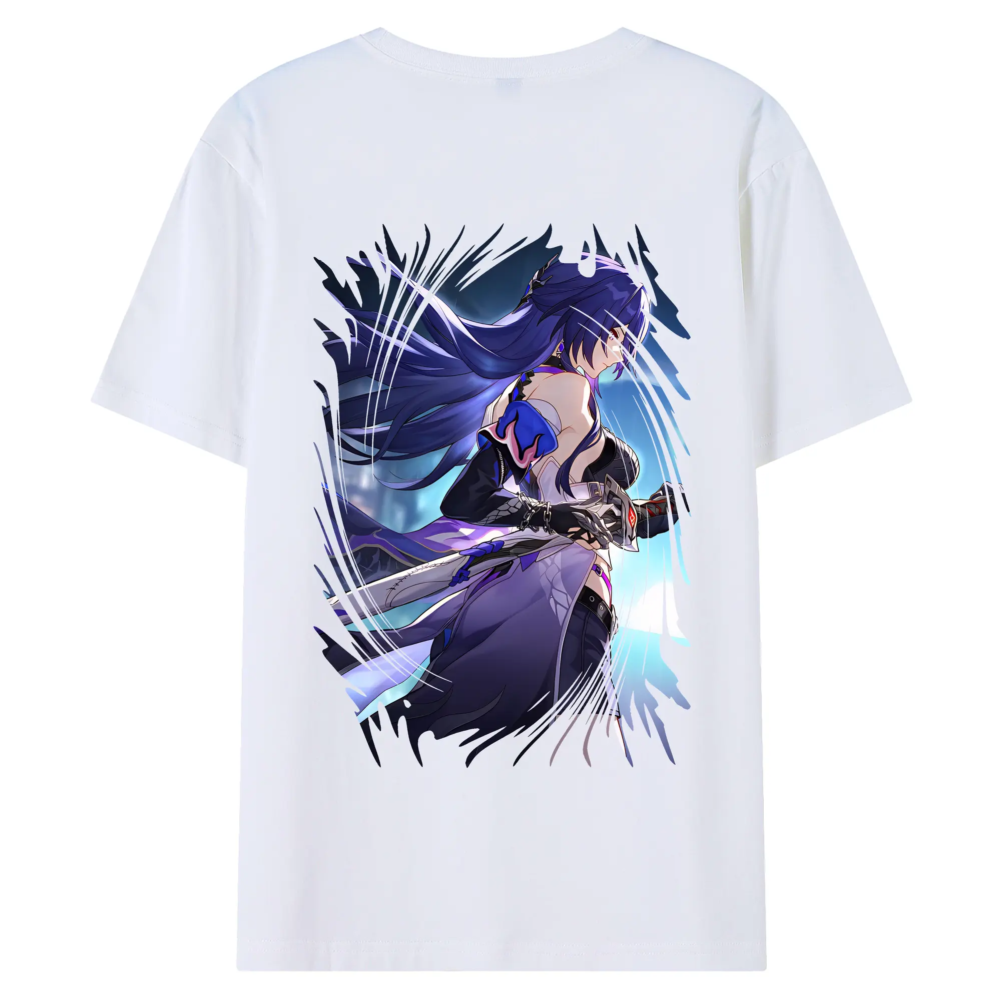 崩壊：スターレイル グッズ ゼーレ - 綿100％ 半袖Tシャツ ・ バックプリント ・ 快適 通気性 ・ 日常使い 散歩 スポーツ用