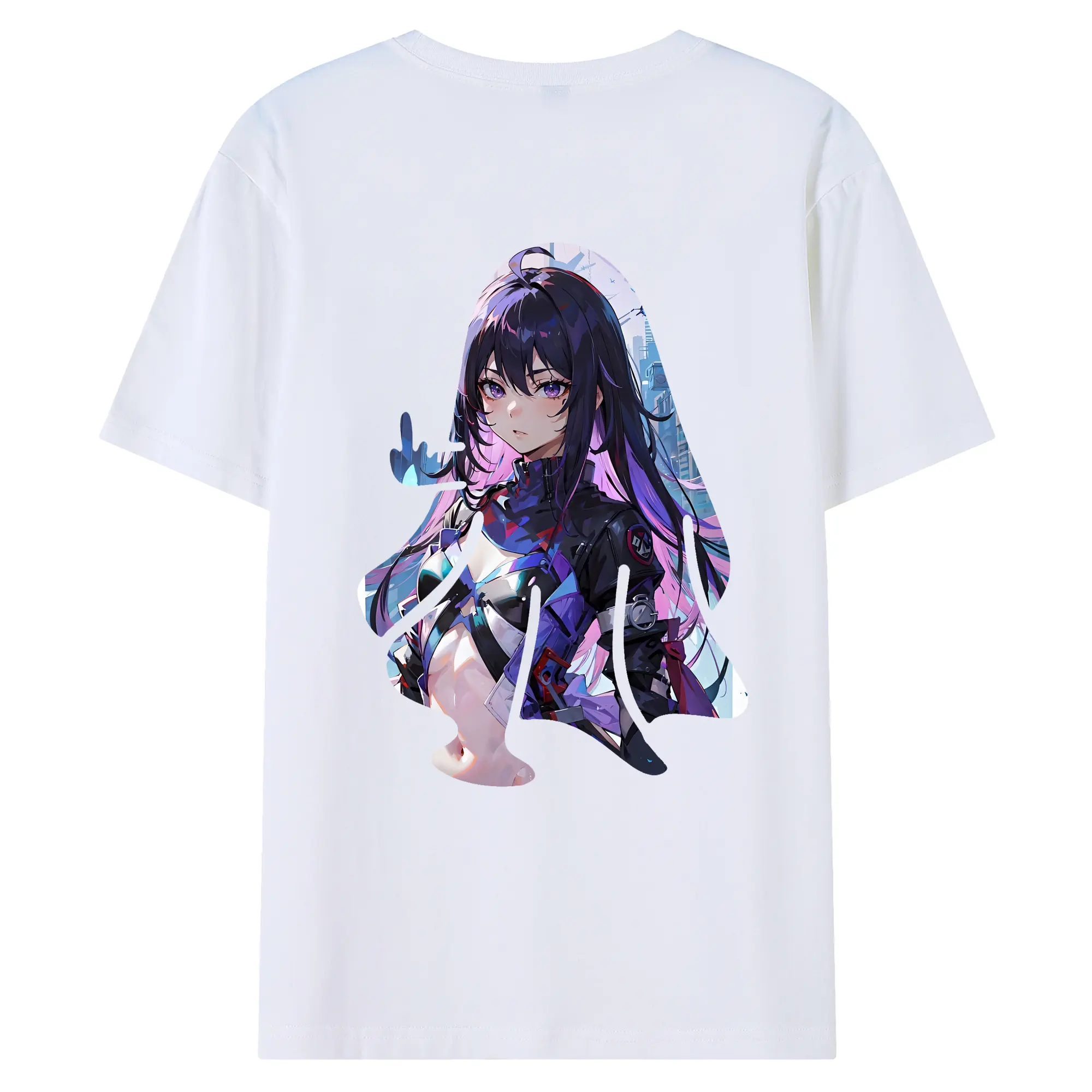 崩壊：スターレイル グッズ ゼーレ - 綿100％ 半袖Tシャツ ・ バックプリント ・ 快適 通気性 ・ 日常使い 散歩 スポーツ用