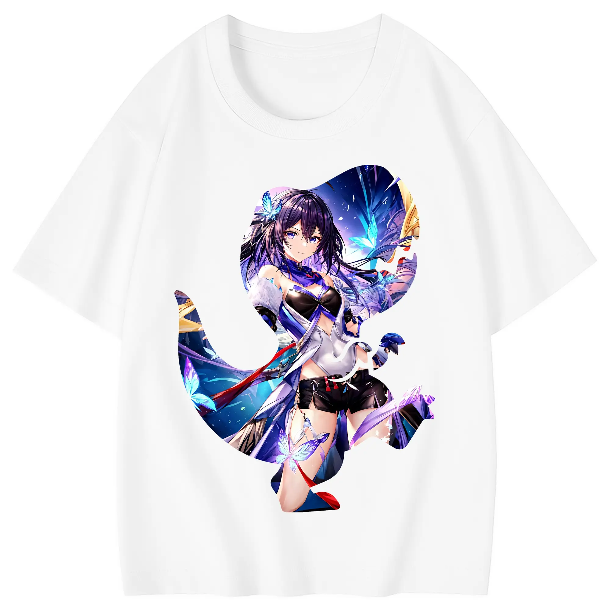 崩壊：スターレイル グッズ ゼーレ - 綿100％ キッズTシャツ ・ フロントプリント ・ 快適 通気性 ・ スポーツ カジュアル 散歩用