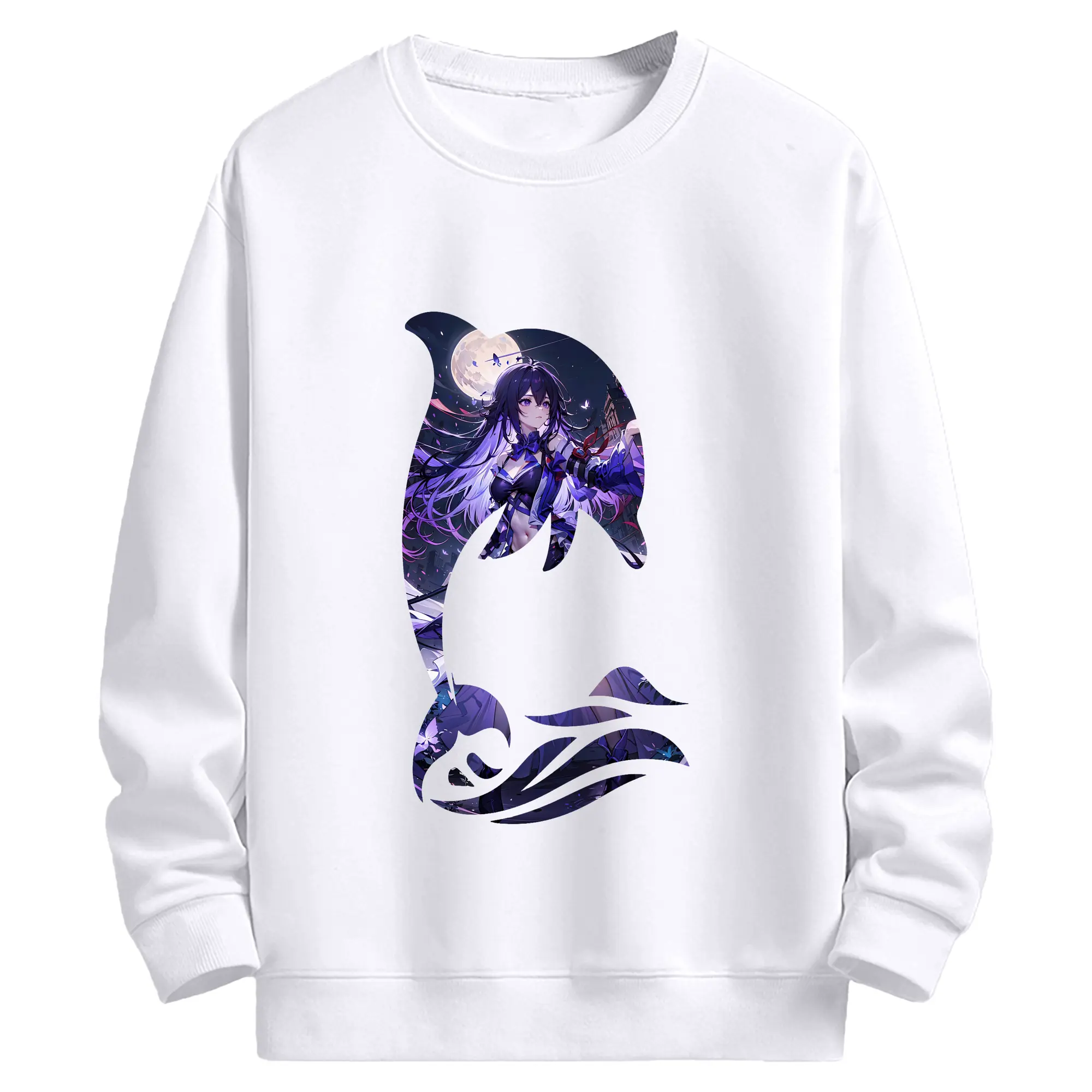 崩壊：スターレイル グッズ ゼーレ - 高品質 クルーネック スウェット ・ コットン59％ ポリエステル41％ ・ ユニセックス 長袖 トレーナー ・ カジュアル デイリー スポーツ 散歩用