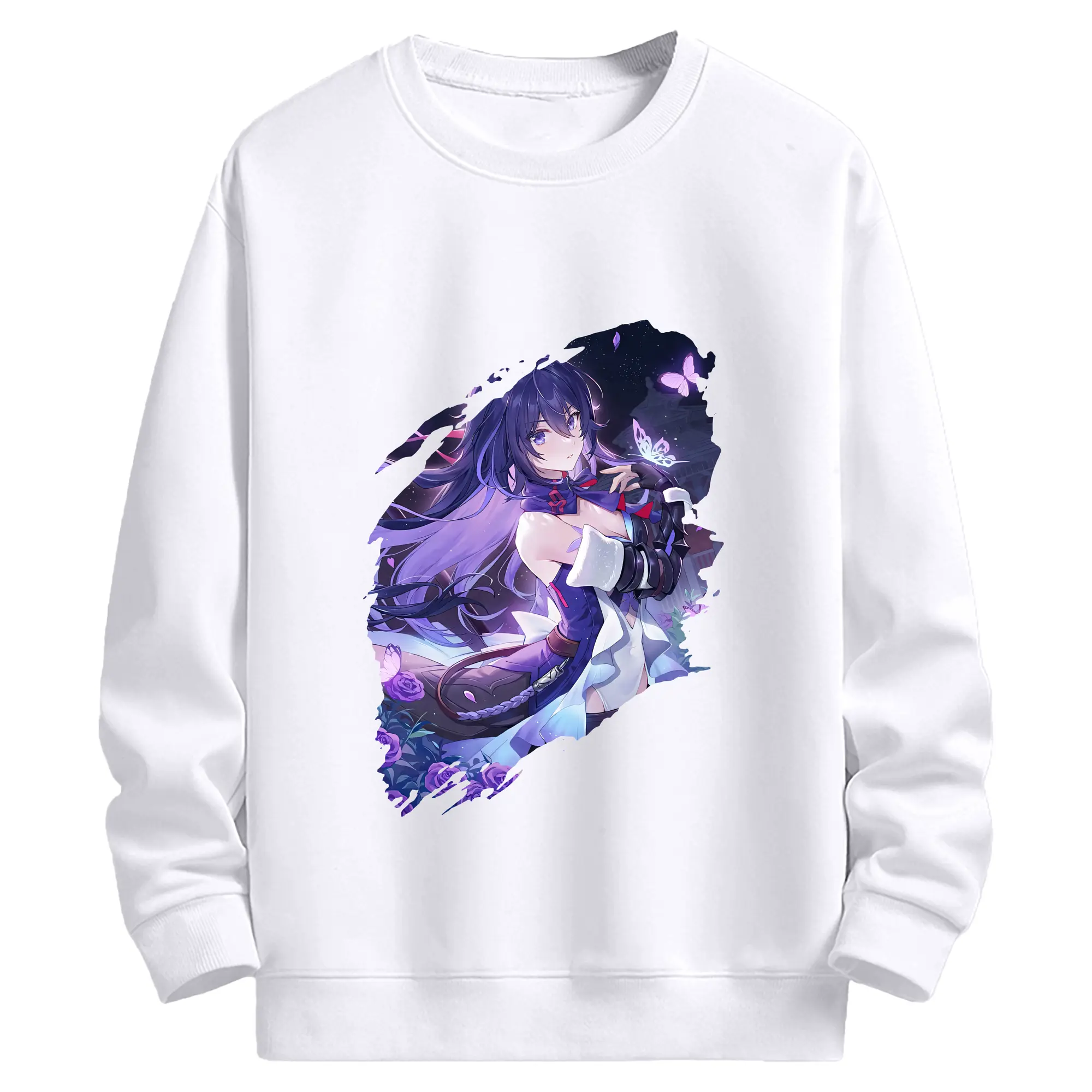 崩壊：スターレイル グッズ ゼーレ - 高品質 クルーネック スウェット ・ コットン59％ ポリエステル41％ ・ ユニセックス 長袖 トレーナー ・ カジュアル デイリー スポーツ 散歩用