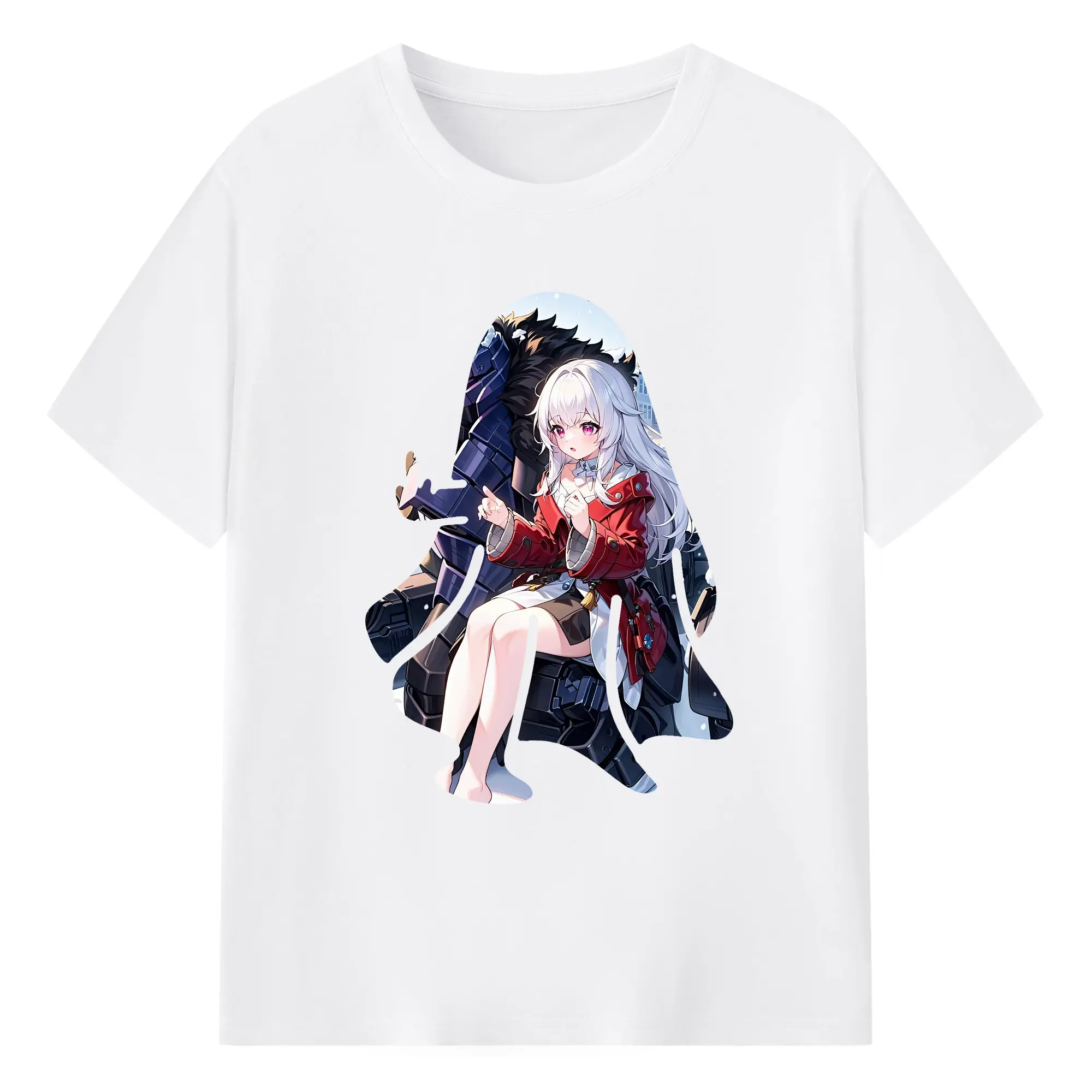 崩壊：スターレイル グッズ クラーラ - 綿100％ 半袖Tシャツ ・ フロントプリント ・ 快適 通気性 ・ 日常使い 散歩 スポーツ用