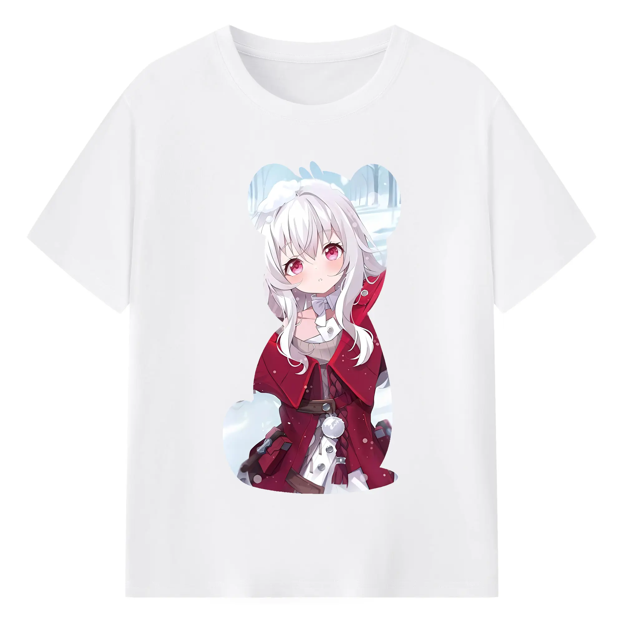崩壊：スターレイル グッズ クラーラ - 綿100％ 半袖Tシャツ ・ フロントプリント ・ 快適 通気性 ・ 日常使い 散歩 スポーツ用