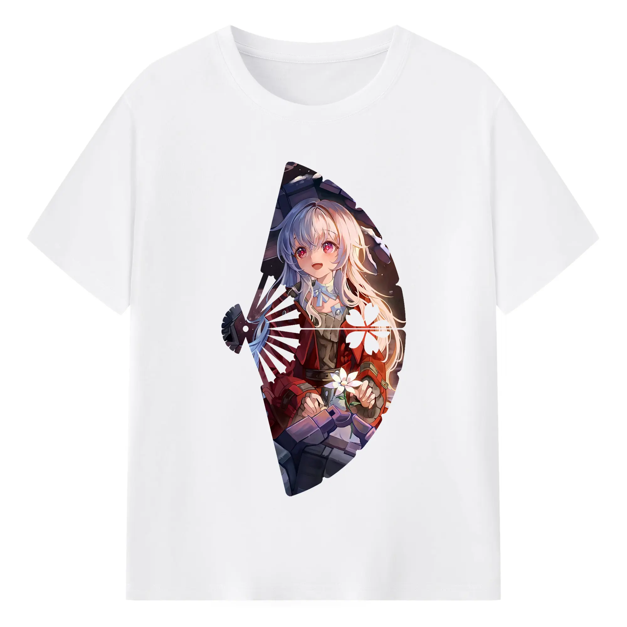 崩壊：スターレイル グッズ クラーラ - 綿100％ 半袖Tシャツ ・ フロントプリント ・ 快適 通気性 ・ 日常使い 散歩 スポーツ用