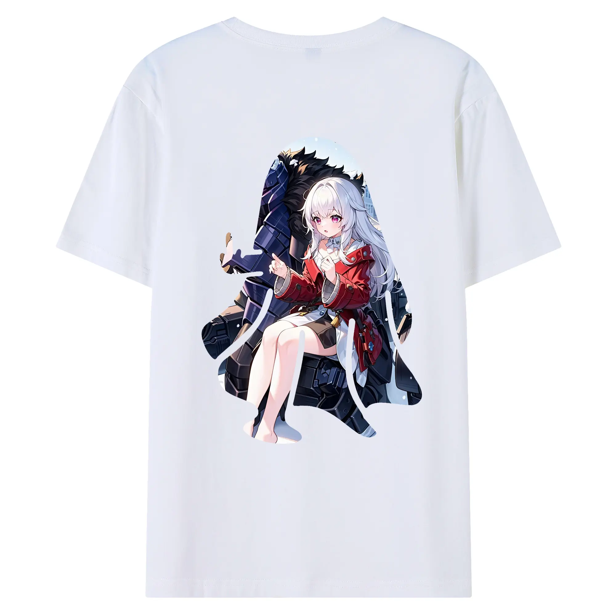 崩壊：スターレイル グッズ クラーラ - 綿100％ 半袖Tシャツ ・ バックプリント ・ 快適 通気性 ・ 日常使い 散歩 スポーツ用