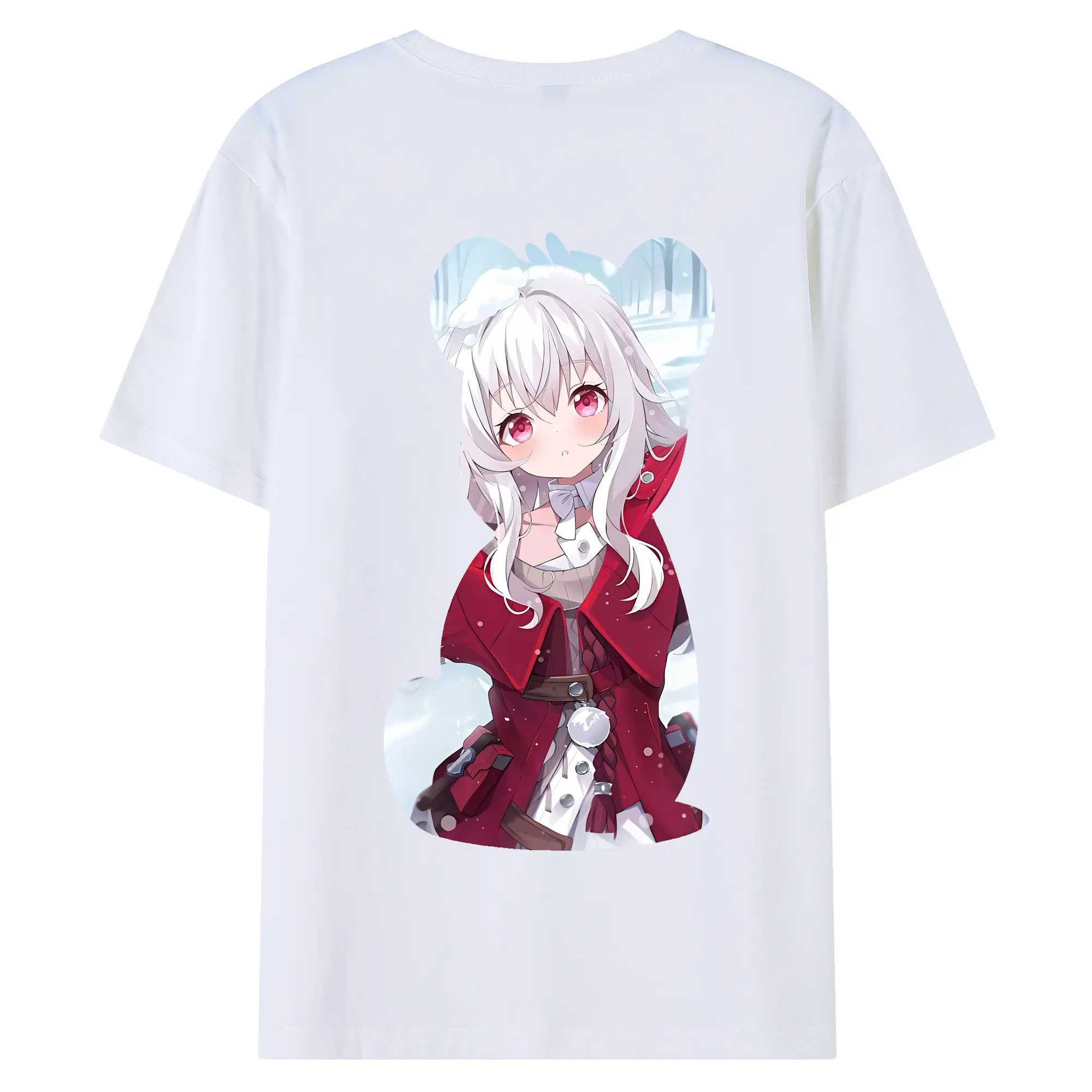 崩壊：スターレイル グッズ クラーラ - 綿100％ 半袖Tシャツ ・ バックプリント ・ 快適 通気性 ・ 日常使い 散歩 スポーツ用