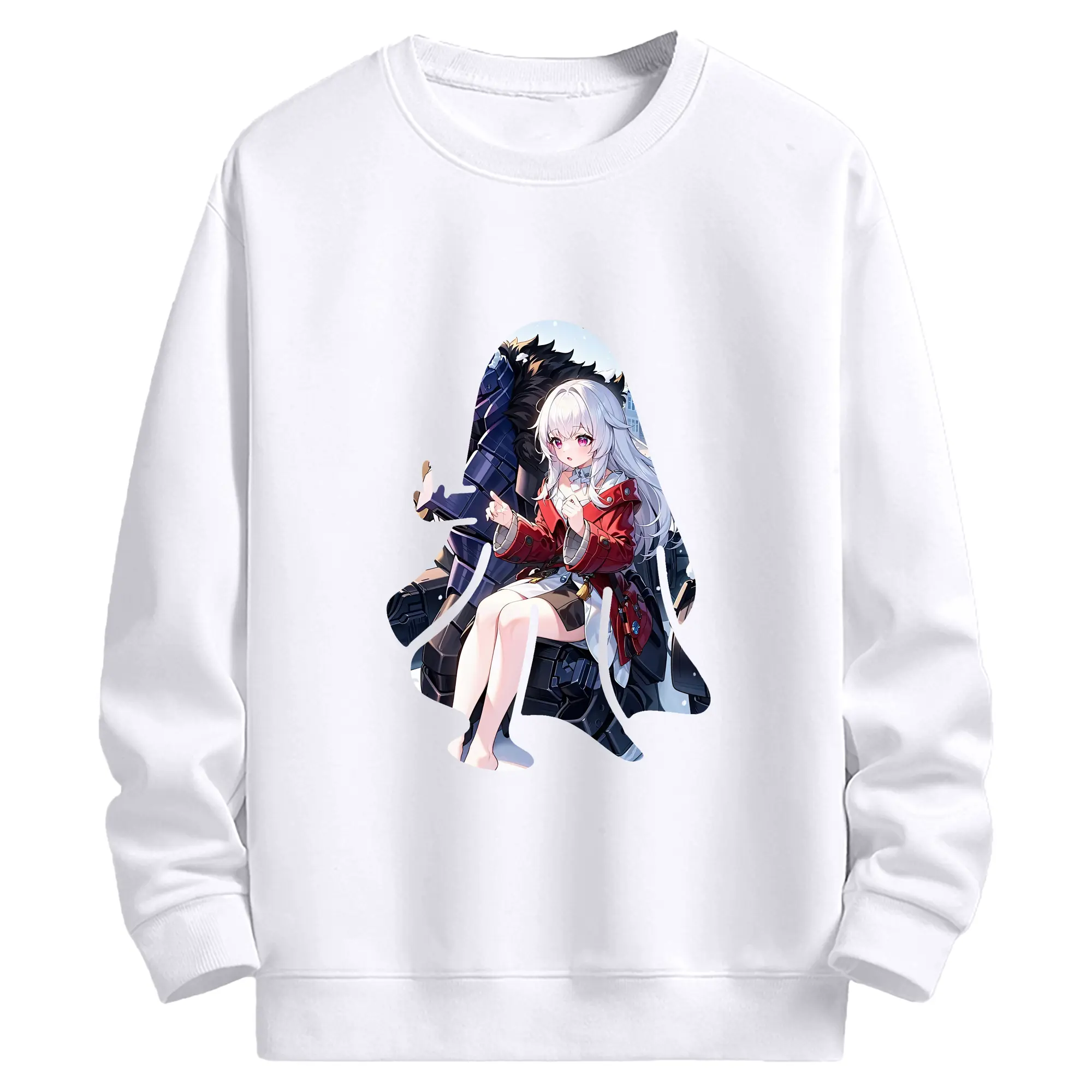 崩壊：スターレイル グッズ クラーラ - 高品質 クルーネック スウェット ・ コットン59％ ポリエステル41％ ・ ユニセックス 長袖 トレーナー ・ カジュアル デイリー スポーツ 散歩用