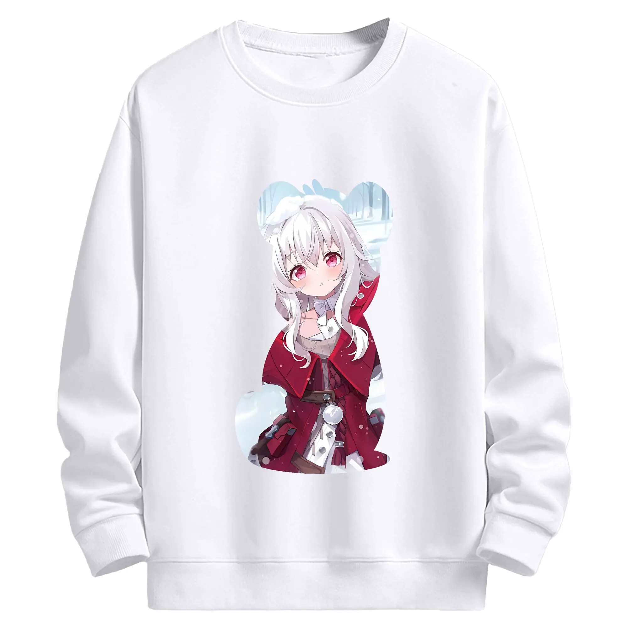 崩壊：スターレイル グッズ クラーラ - 高品質 クルーネック スウェット ・ コットン59％ ポリエステル41％ ・ ユニセックス 長袖 トレーナー ・ カジュアル デイリー スポーツ 散歩用