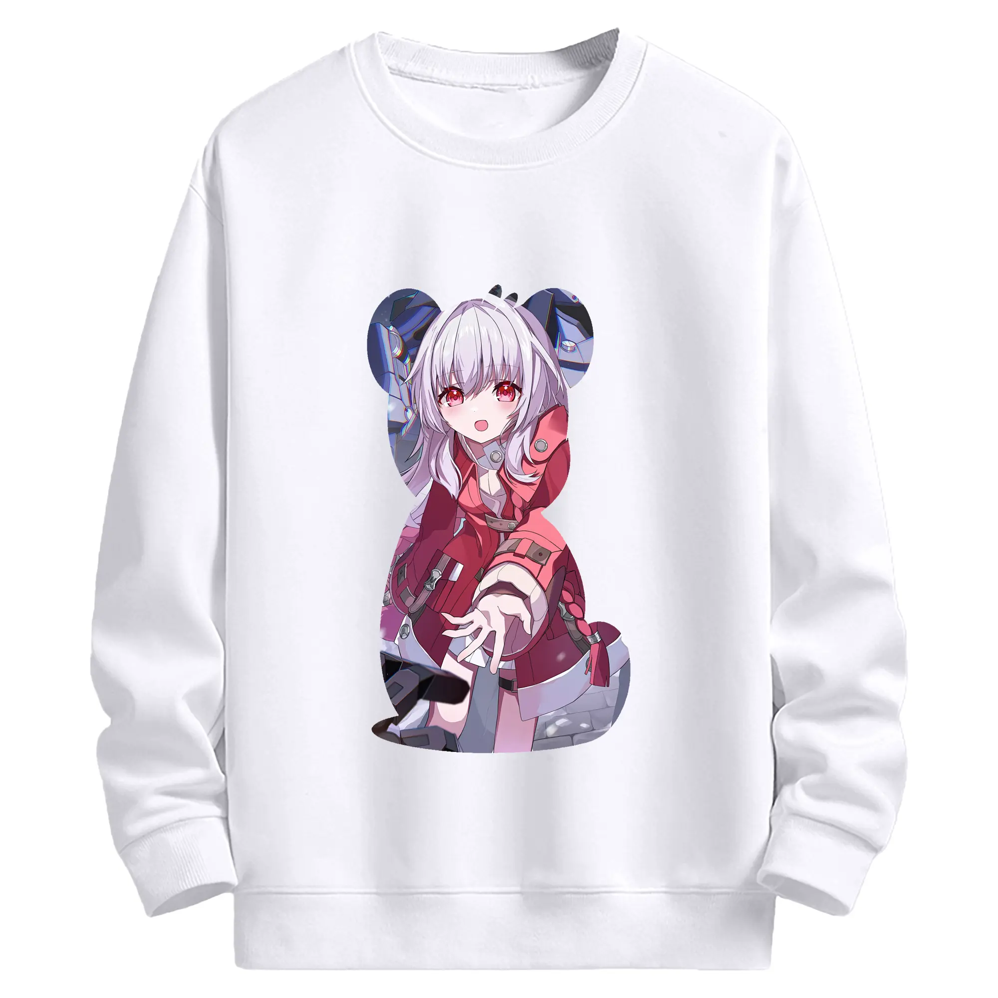 崩壊：スターレイル グッズ クラーラ - 高品質 クルーネック スウェット ・ コットン59％ ポリエステル41％ ・ ユニセックス 長袖 トレーナー ・ カジュアル デイリー スポーツ 散歩用