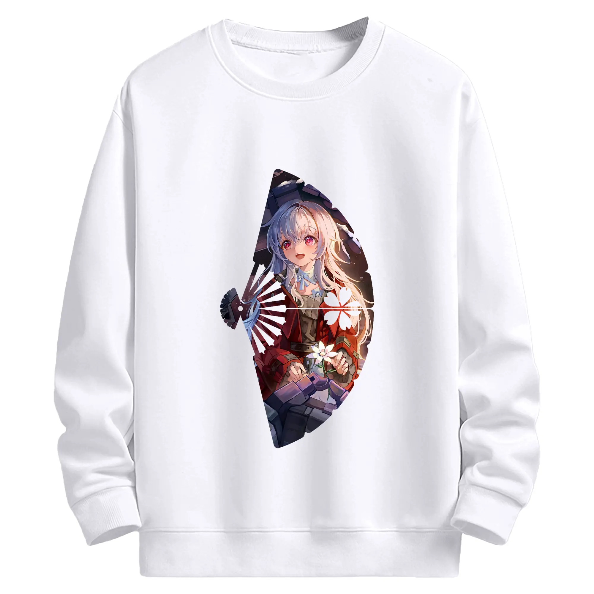 崩壊：スターレイル グッズ クラーラ - 高品質 クルーネック スウェット ・ コットン59％ ポリエステル41％ ・ ユニセックス 長袖 トレーナー ・ カジュアル デイリー スポーツ 散歩用