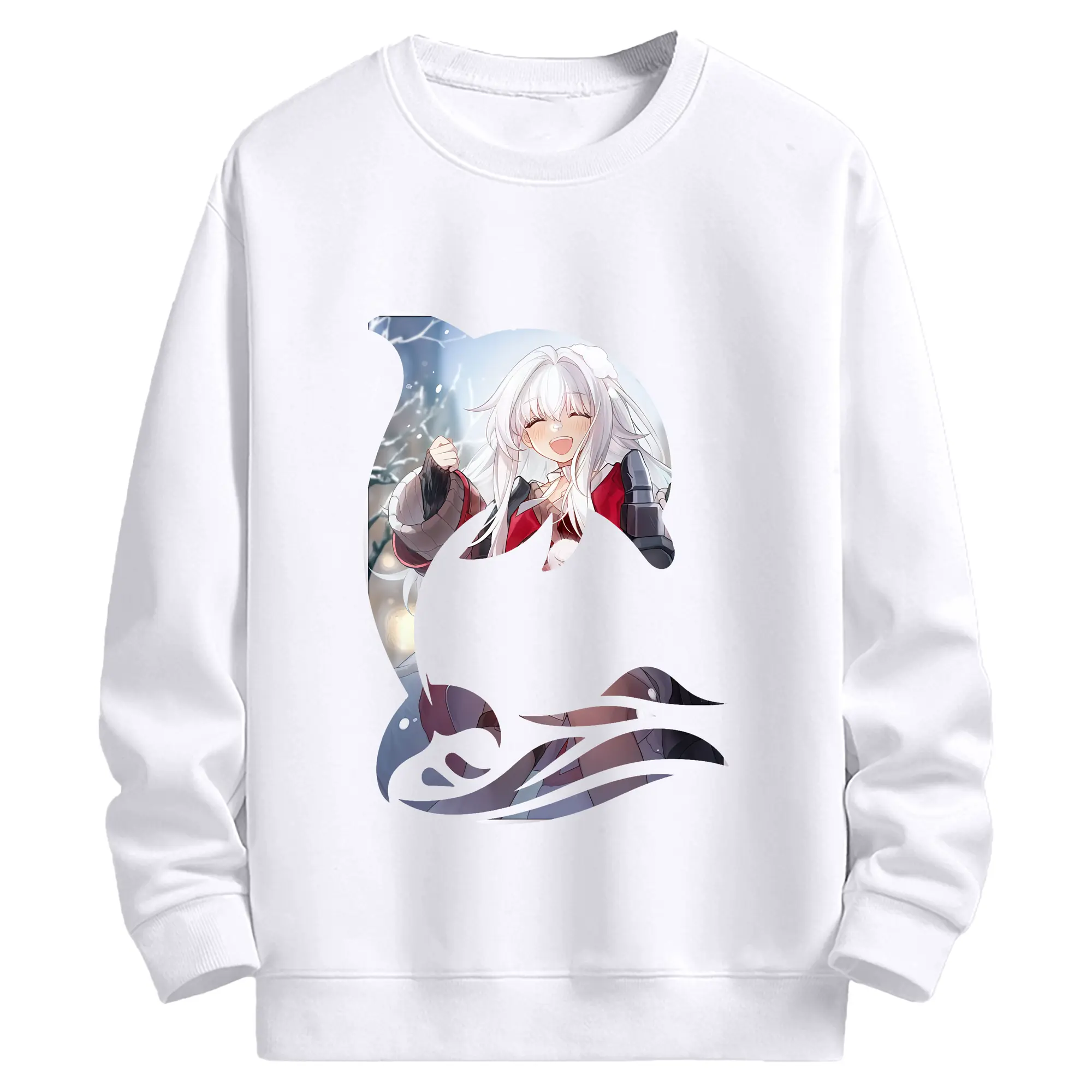 崩壊：スターレイル グッズ クラーラ - 高品質 クルーネック スウェット ・ コットン59％ ポリエステル41％ ・ ユニセックス 長袖 トレーナー ・ カジュアル デイリー スポーツ 散歩用