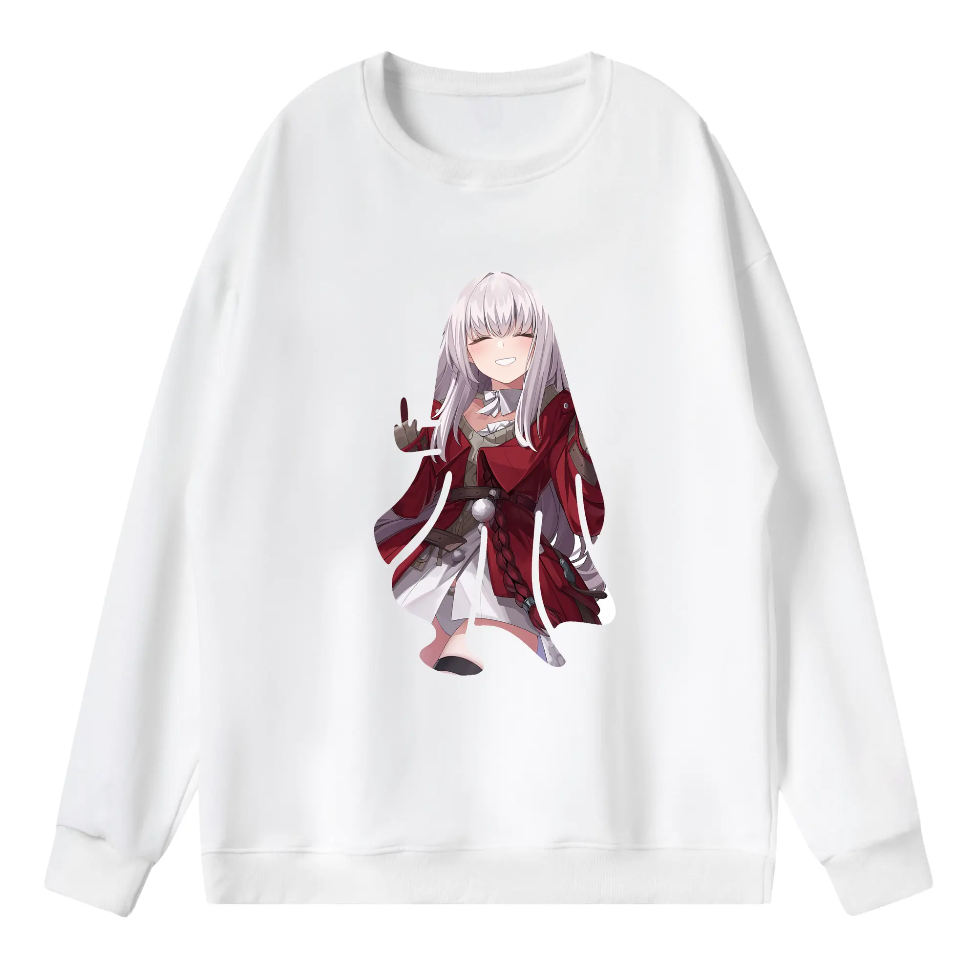 崩壊：スターレイル グッズ クラーラ - 薄手 クルーネック スウェット 裏毛260g · ポリエステル 春秋向け カジュアル 男女兼用 · トレーナー デイリー スポーツ 散歩に最適