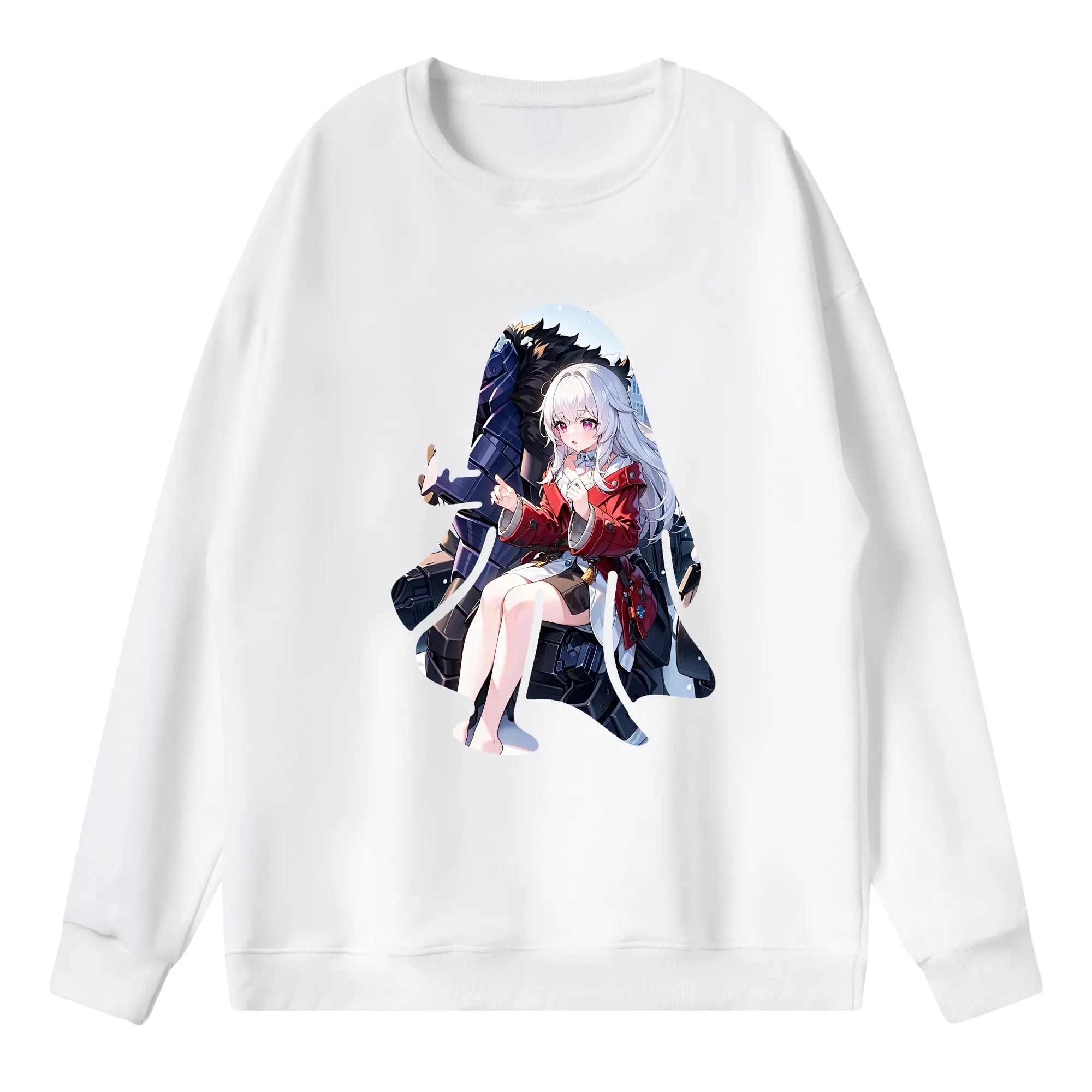 崩壊：スターレイル グッズ クラーラ - 薄手 クルーネック スウェット 裏毛260g · ポリエステル 春秋向け カジュアル 男女兼用 · トレーナー デイリー スポーツ 散歩に最適