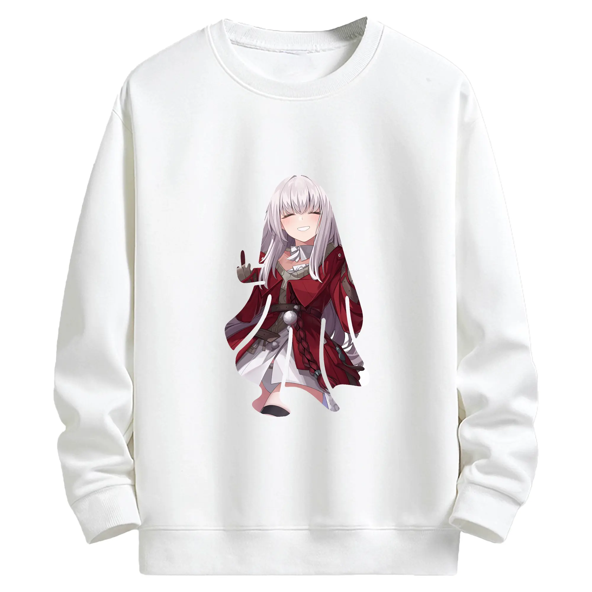 崩壊：スターレイル グッズ クラーラ - キッズ クルーネックスウェットシャツ ・ フロントプリント ・ 綿80％ ポリエステル20％ ・ 快適 通学 スポーツ 日常使い お散歩用