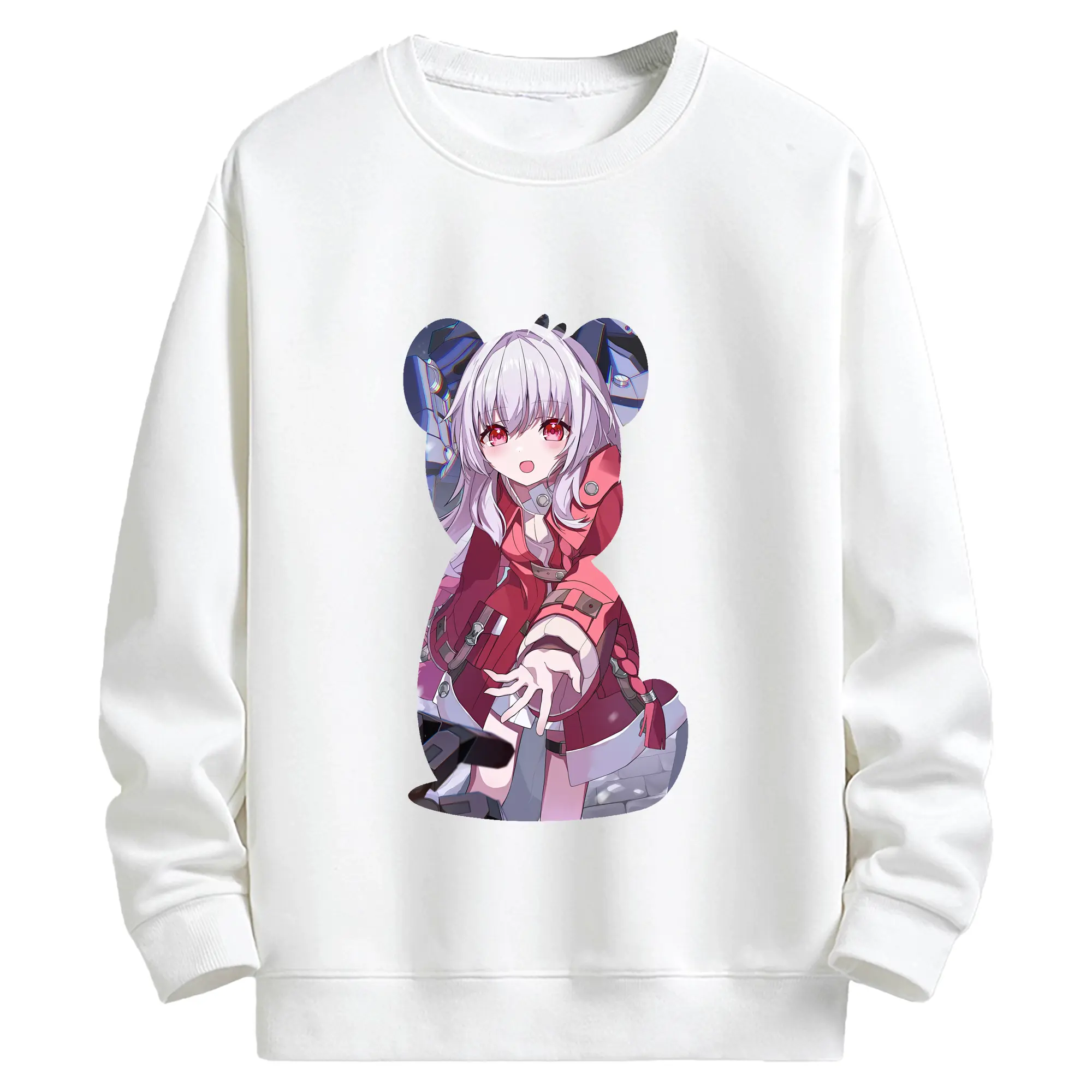 崩壊：スターレイル グッズ クラーラ - キッズ クルーネックスウェットシャツ ・ フロントプリント ・ 綿80％ ポリエステル20％ ・ 快適 通学 スポーツ 日常使い お散歩用