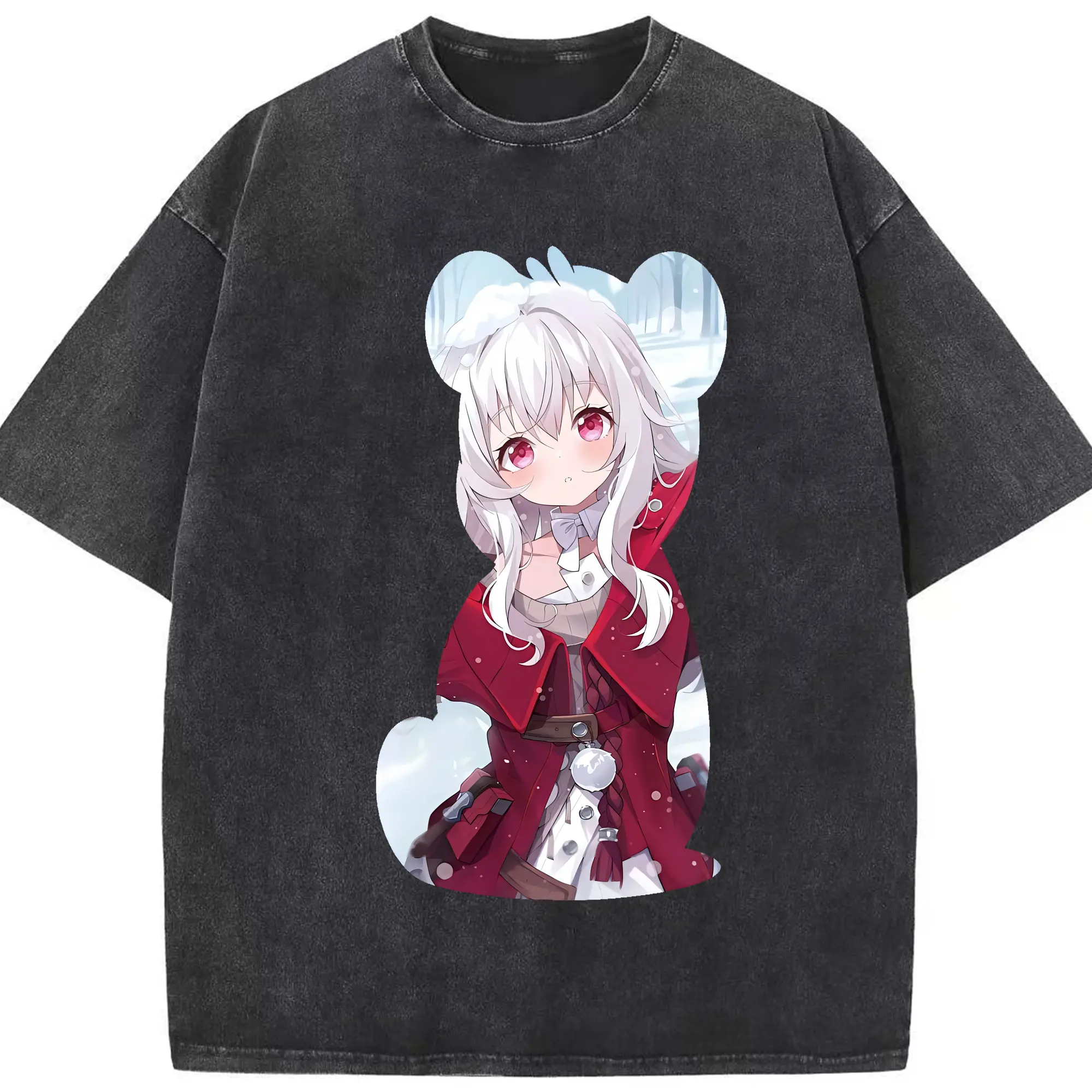 崩壊：スターレイル グッズ クラーラ - 綿100％ ヴィンテージ風 半袖Tシャツ ・ フロントプリント ・ 柔らか肌触り ・ 通気性 快適 ・ スポーツ カジュアル 外出用