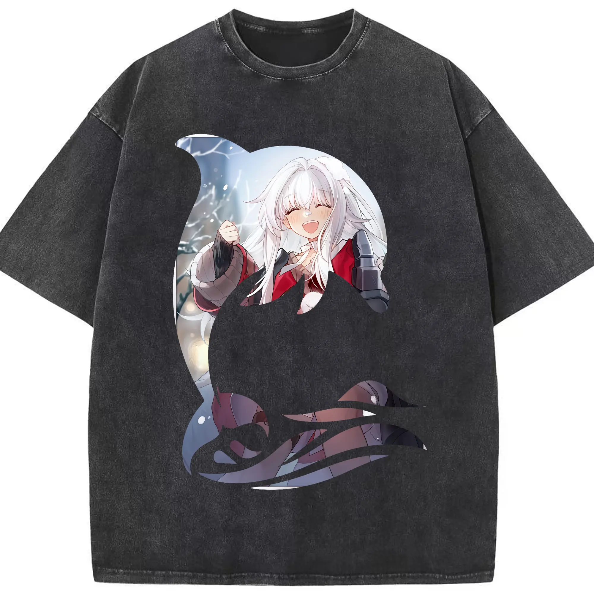 崩壊：スターレイル グッズ クラーラ - 綿100％ ヴィンテージ風 半袖Tシャツ ・ フロントプリント ・ 柔らか肌触り ・ 通気性 快適 ・ スポーツ カジュアル 外出用