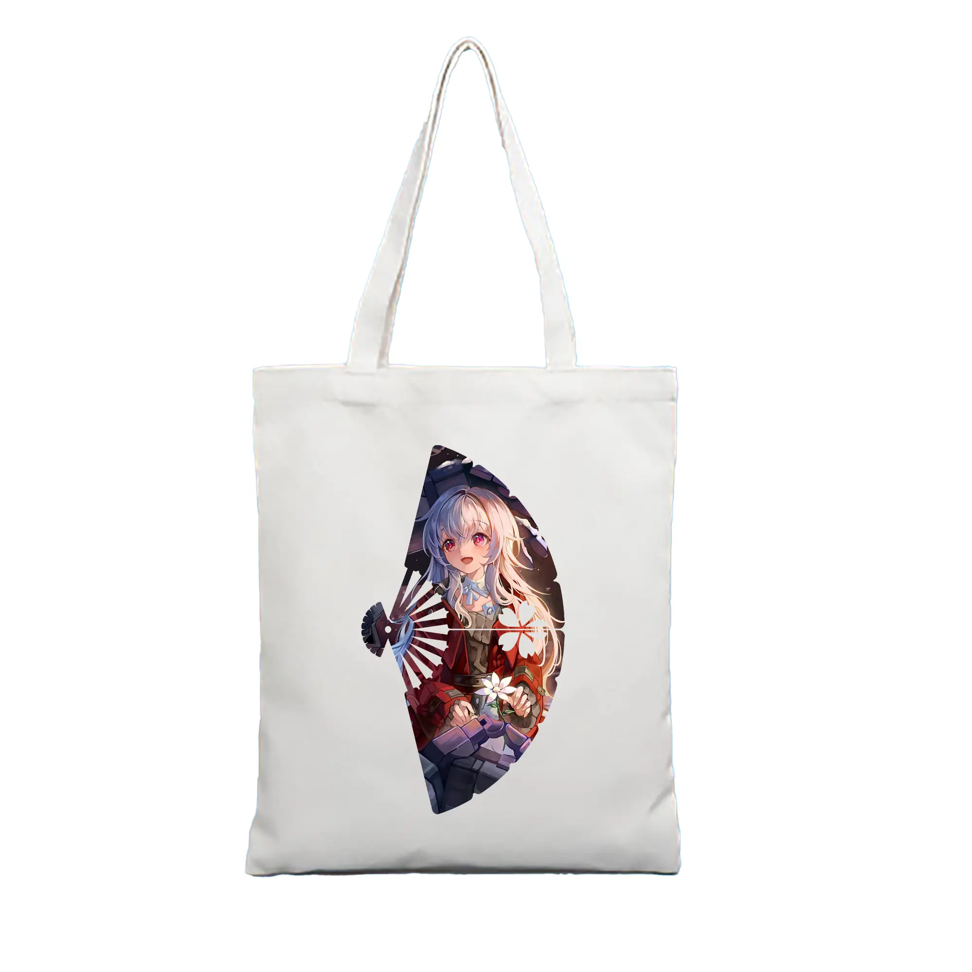 崩壊：スターレイル グッズ クラーラ - 縦型キャンバス手提げバッグ（トートバッグ） ・ キャンバス素材 ・ ショッピング用 ・ 軽量 丈夫 お手入れ簡単