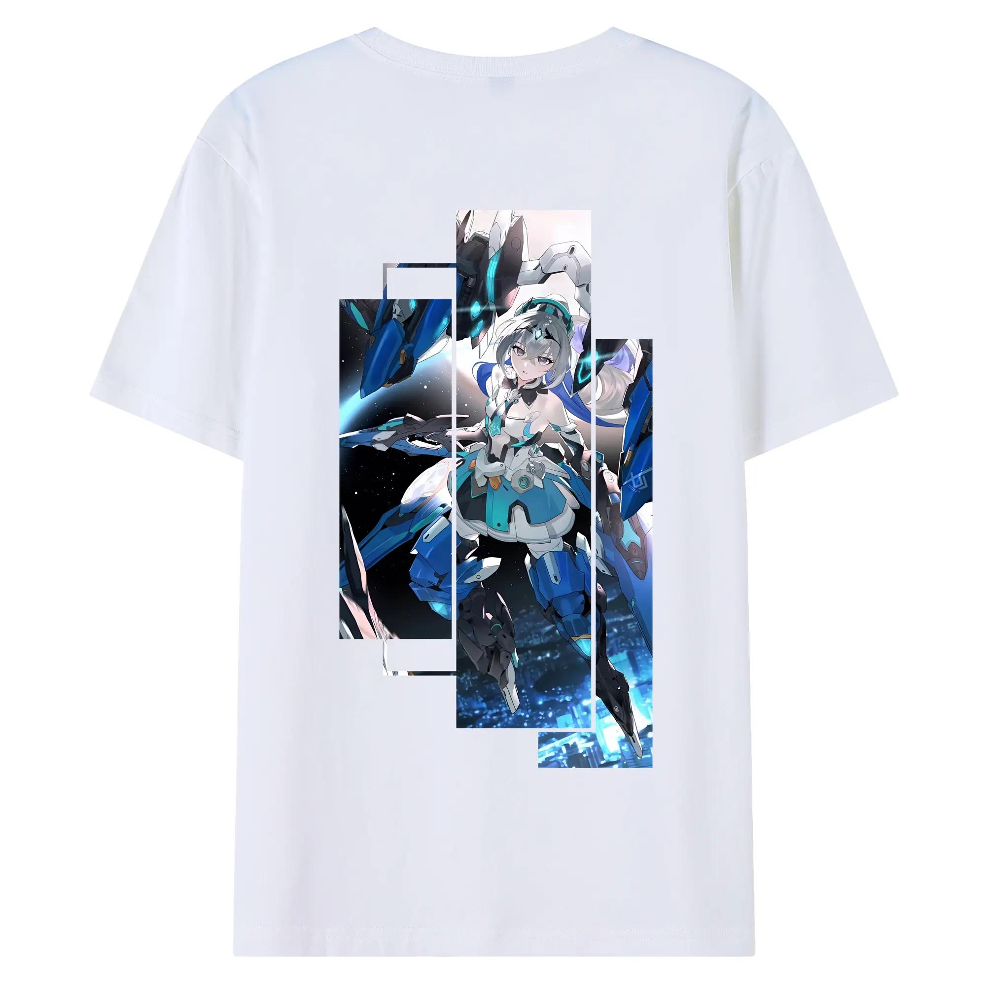 崩壊：スターレイル グッズ ブローニャ - 綿100％ 半袖Tシャツ ・ バックプリント ・ 快適 通気性 ・ 日常使い 散歩 スポーツ用