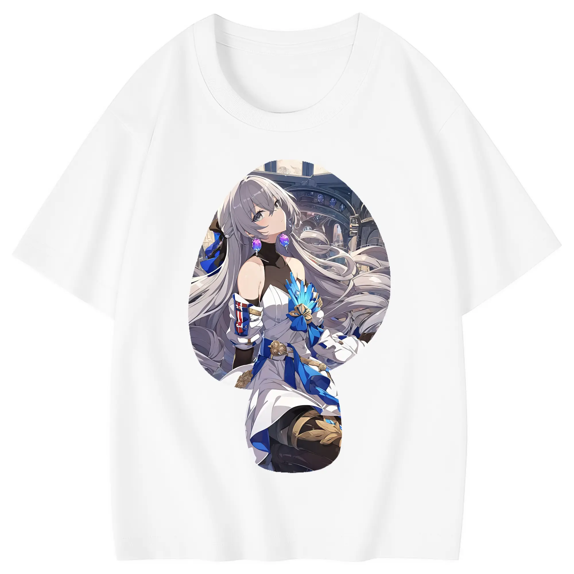 崩壊：スターレイル グッズ ブローニャ - 綿100％ キッズTシャツ ・ フロントプリント ・ 快適 通気性 ・ スポーツ カジュアル 散歩用