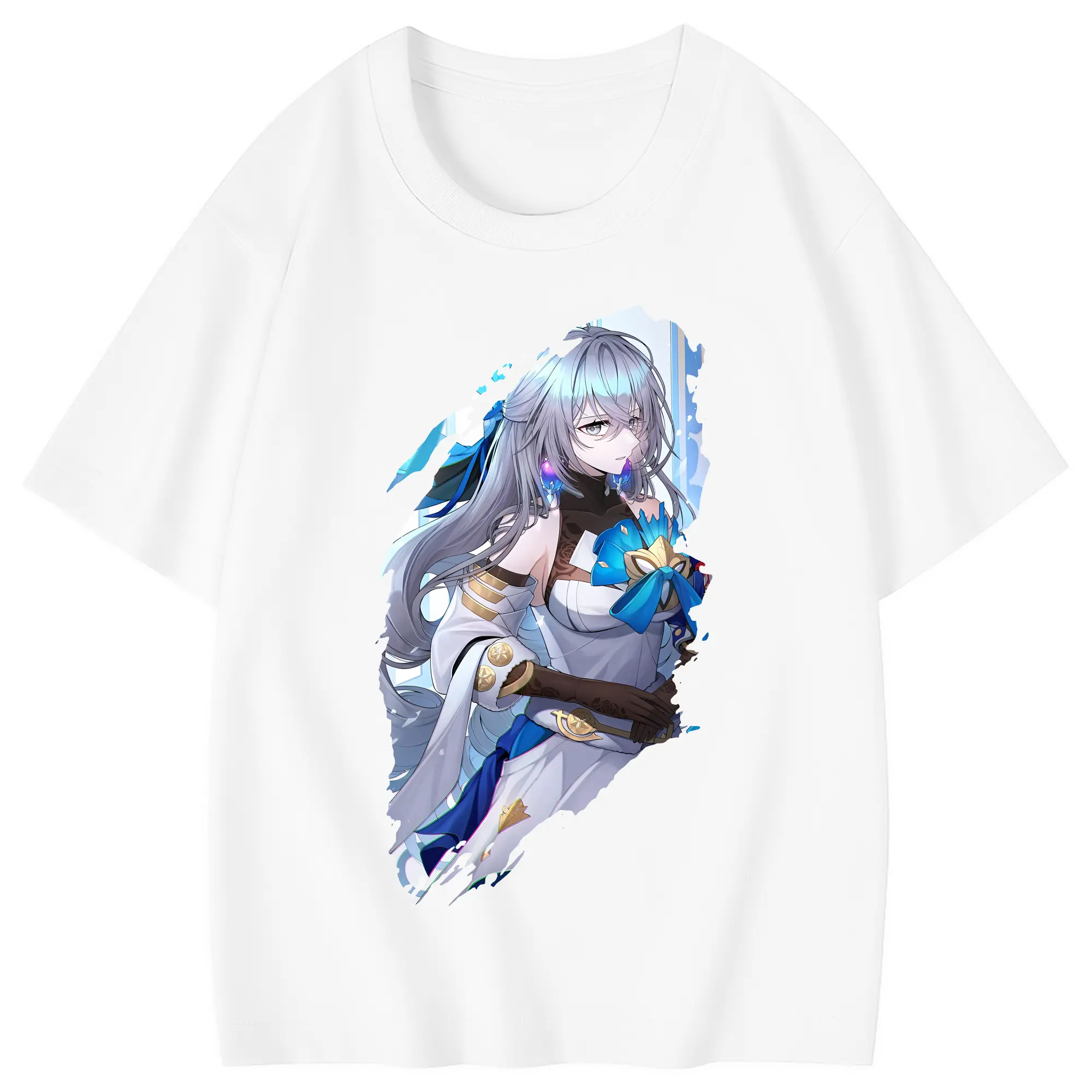 崩壊：スターレイル グッズ ブローニャ - 綿100％ キッズTシャツ ・ フロントプリント ・ 快適 通気性 ・ スポーツ カジュアル 散歩用