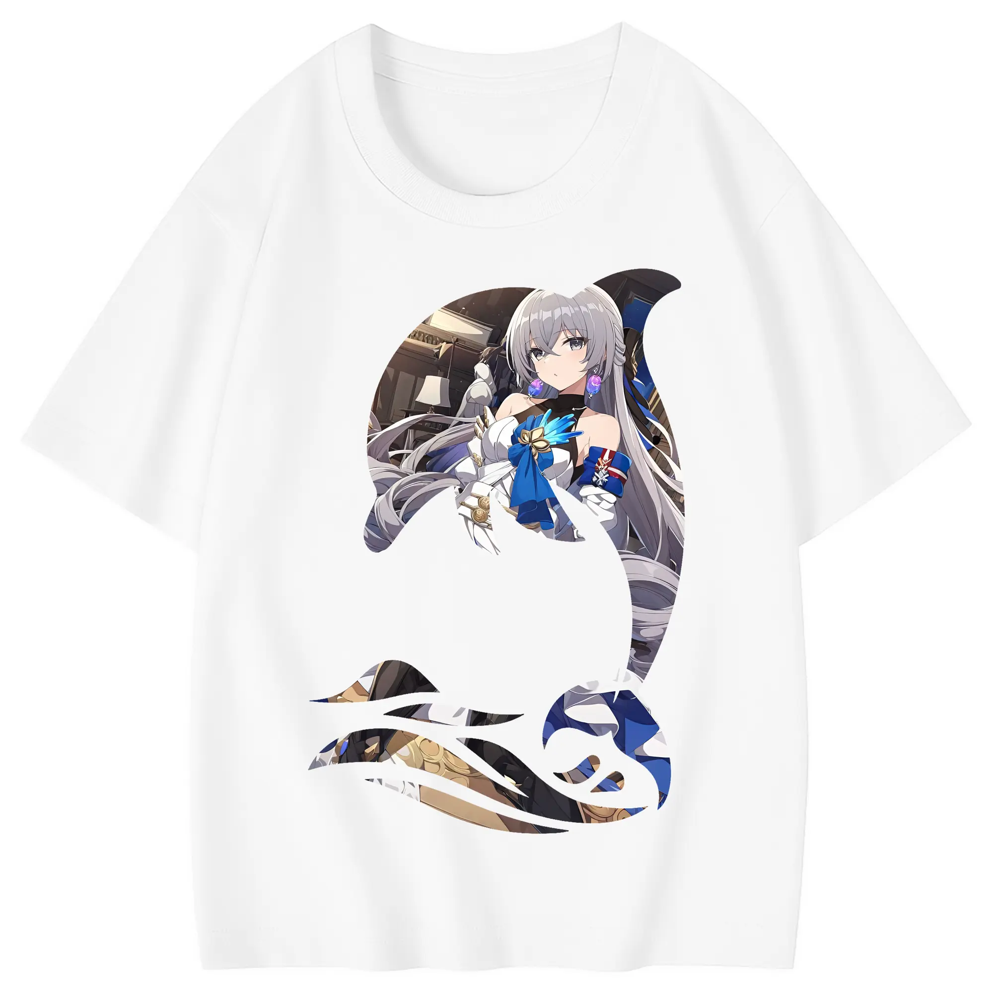 崩壊：スターレイル グッズ ブローニャ - 綿100％ キッズTシャツ ・ フロントプリント ・ 快適 通気性 ・ スポーツ カジュアル 散歩用