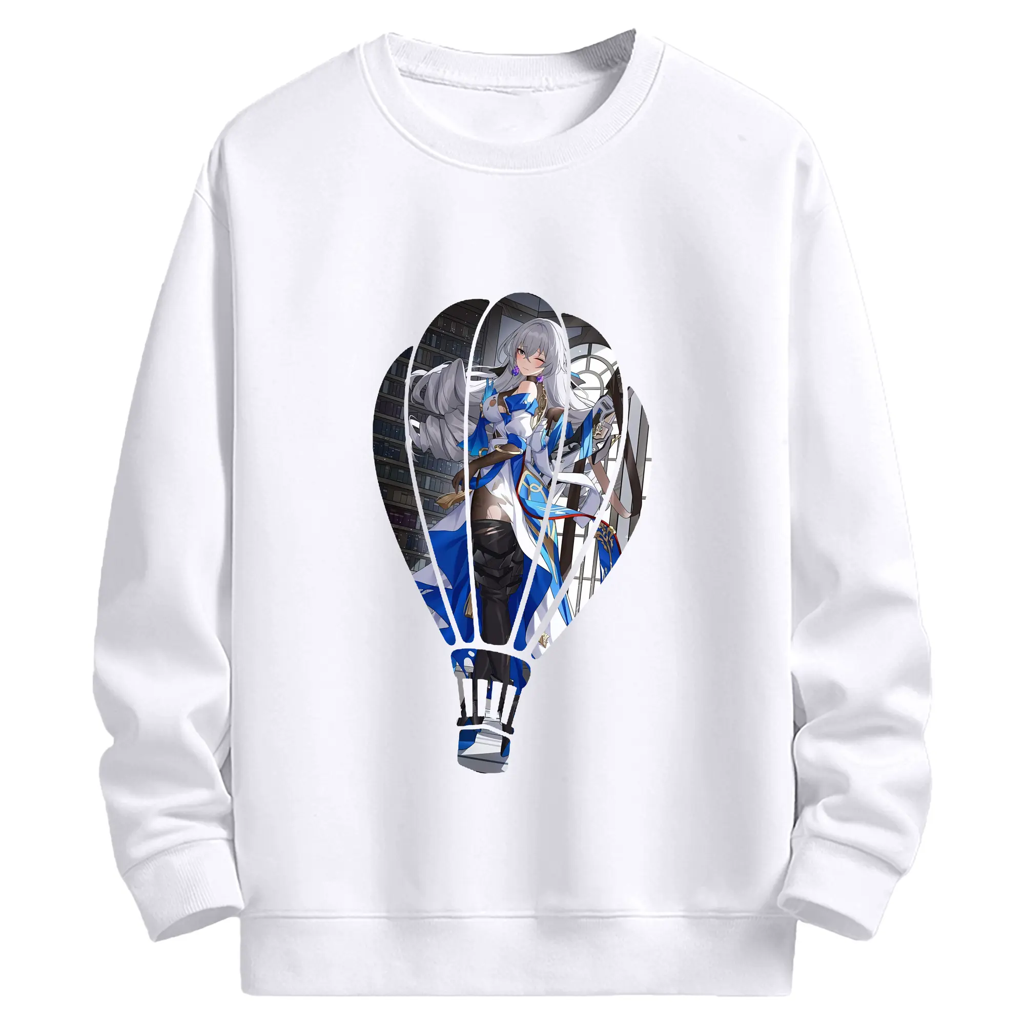 崩壊：スターレイル グッズ ブローニャ - 高品質 クルーネック スウェット ・ コットン59％ ポリエステル41％ ・ ユニセックス 長袖 トレーナー ・ カジュアル デイリー スポーツ 散歩用