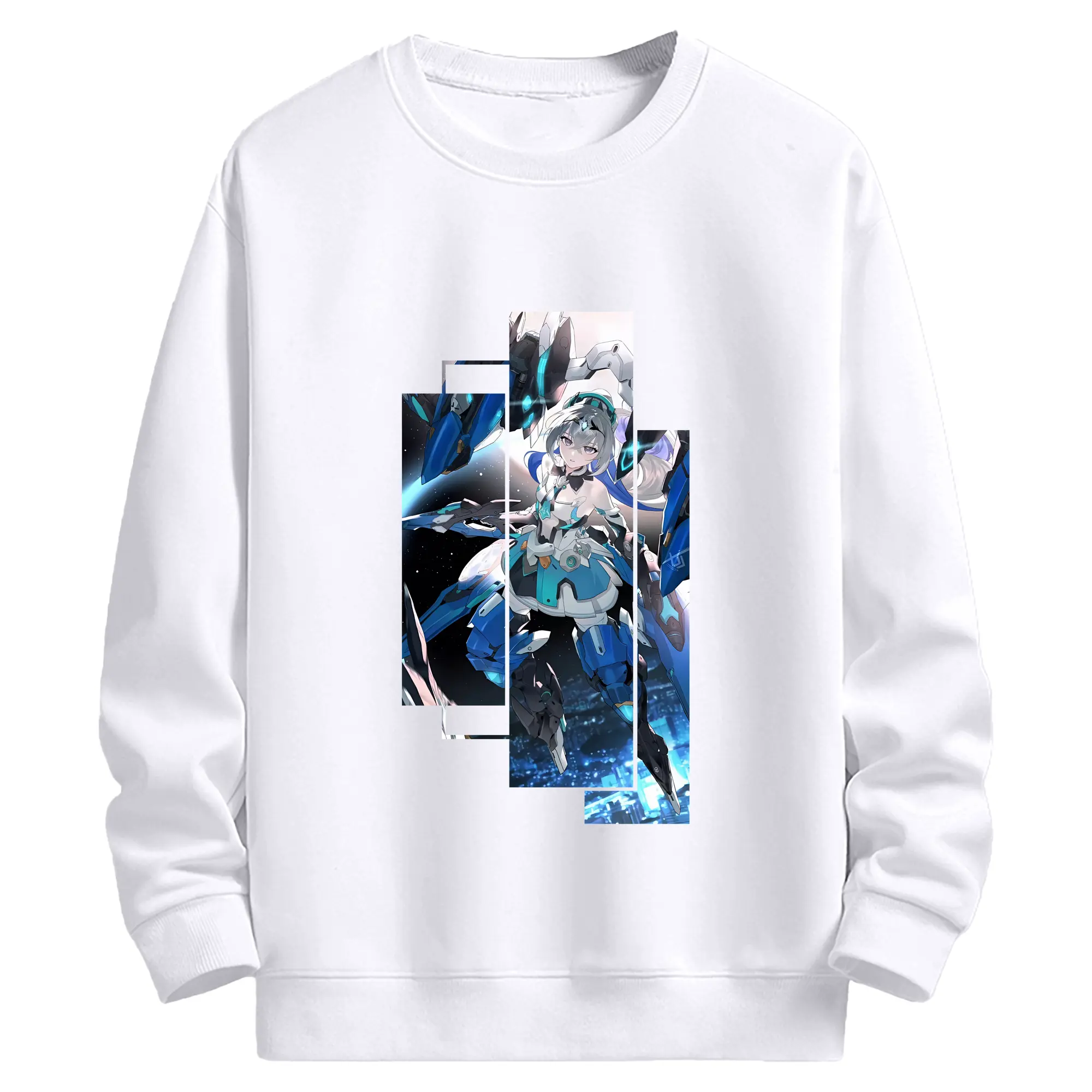 崩壊：スターレイル グッズ ブローニャ - 高品質 クルーネック スウェット ・ コットン59％ ポリエステル41％ ・ ユニセックス 長袖 トレーナー ・ カジュアル デイリー スポーツ 散歩用