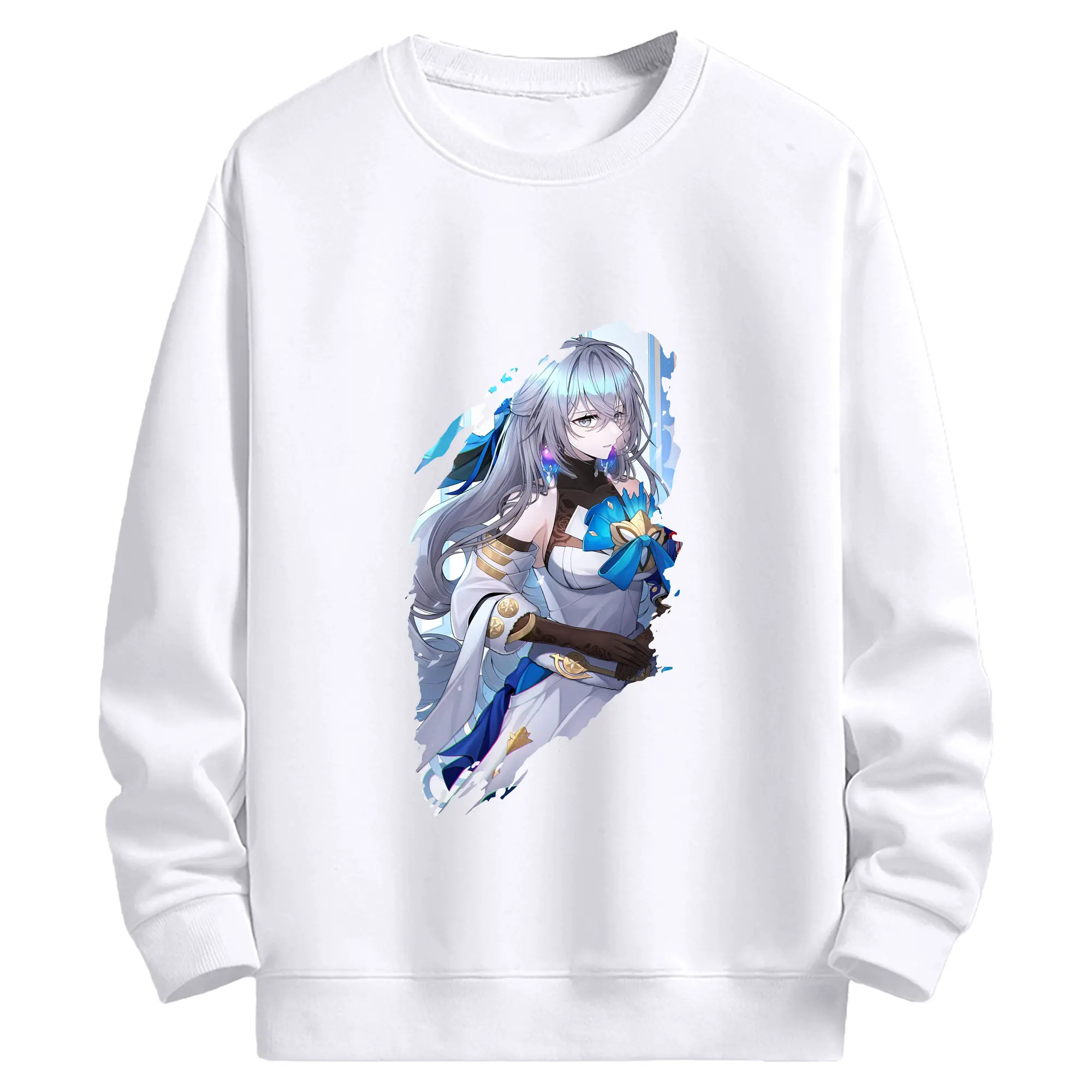 崩壊：スターレイル グッズ ブローニャ - 高品質 クルーネック スウェット ・ コットン59％ ポリエステル41％ ・ ユニセックス 長袖 トレーナー ・ カジュアル デイリー スポーツ 散歩用