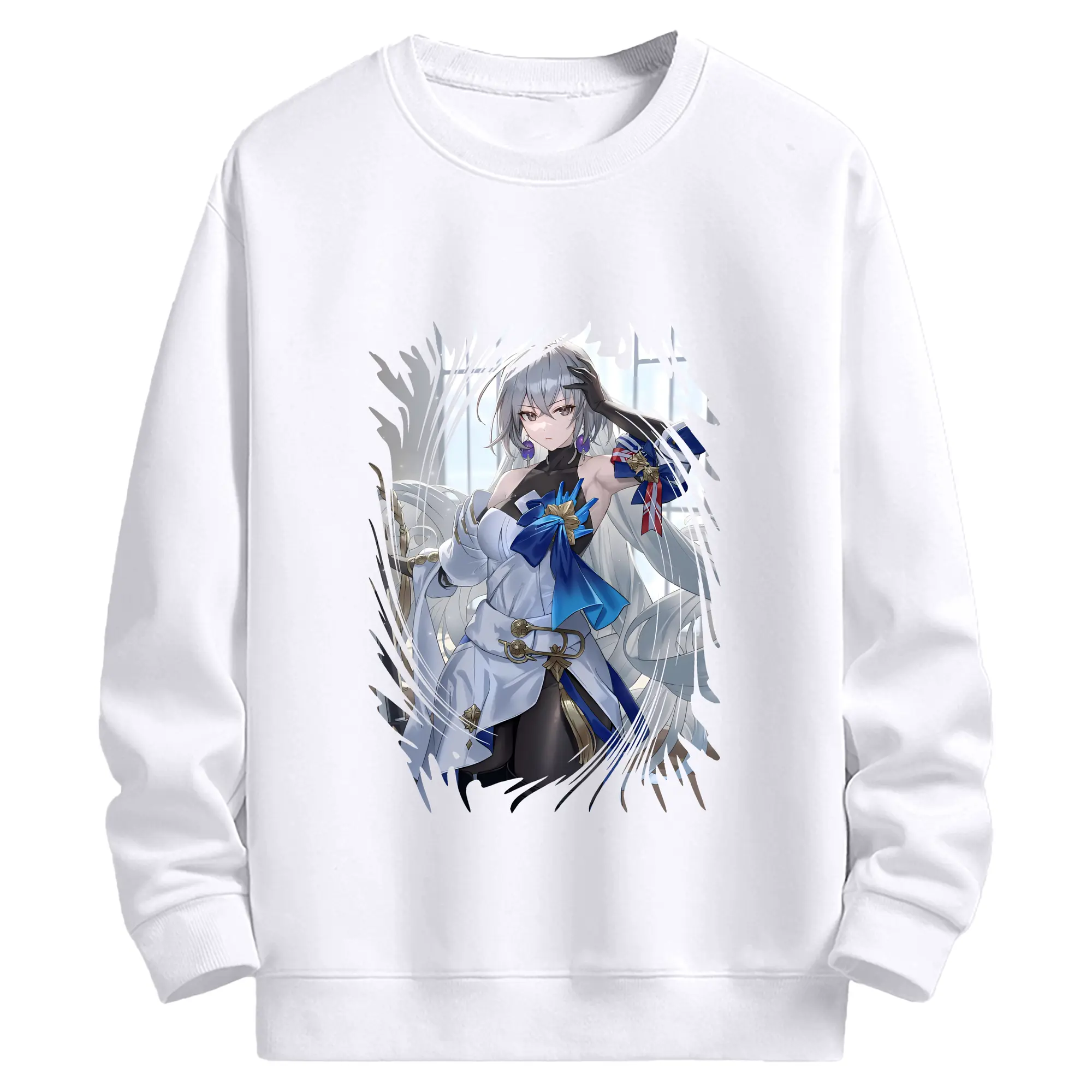 崩壊：スターレイル グッズ ブローニャ - 高品質 クルーネック スウェット ・ コットン59％ ポリエステル41％ ・ ユニセックス 長袖 トレーナー ・ カジュアル デイリー スポーツ 散歩用