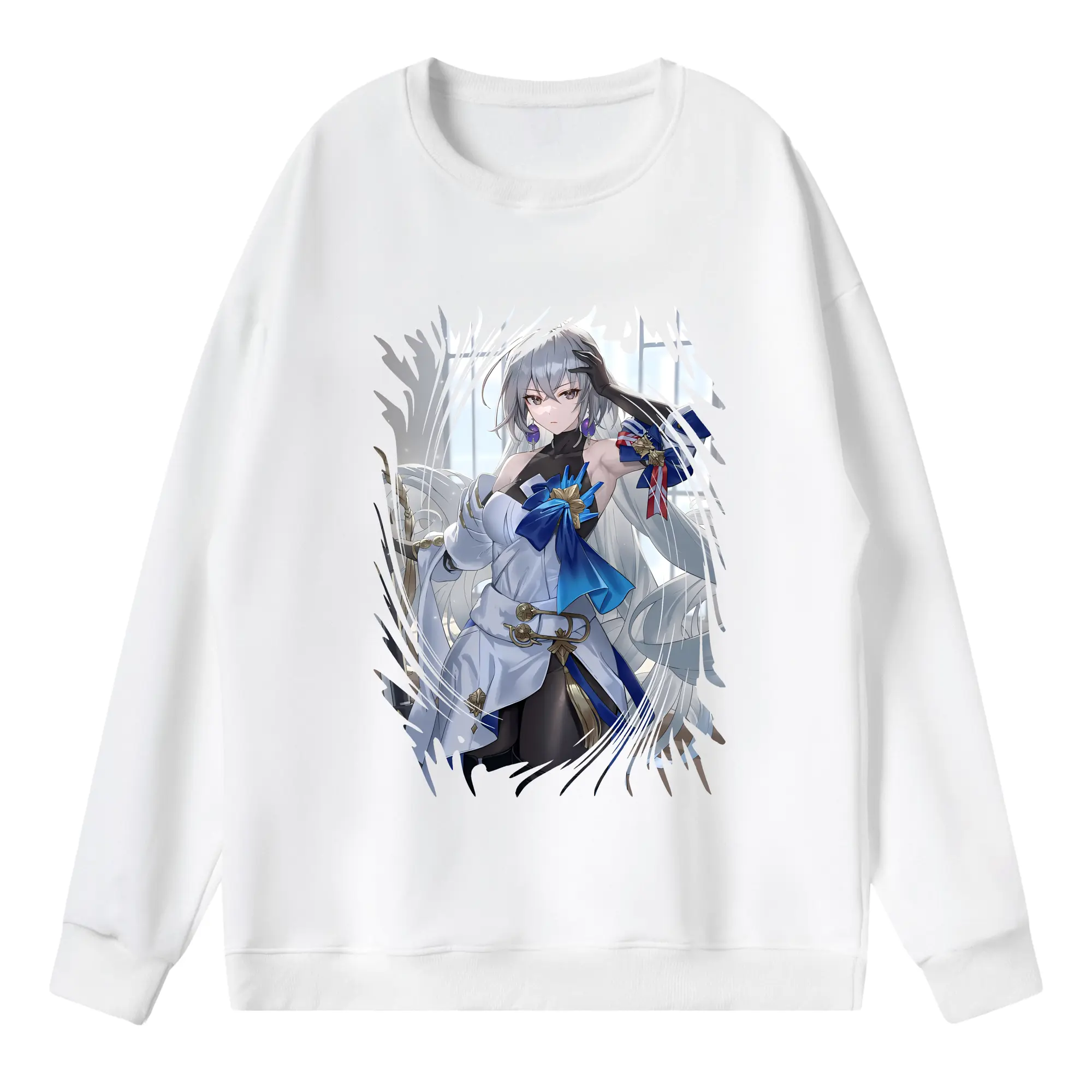 崩壊：スターレイル グッズ ブローニャ - 薄手 クルーネック スウェット 裏毛260g · ポリエステル 春秋向け カジュアル 男女兼用 · トレーナー デイリー スポーツ 散歩に最適