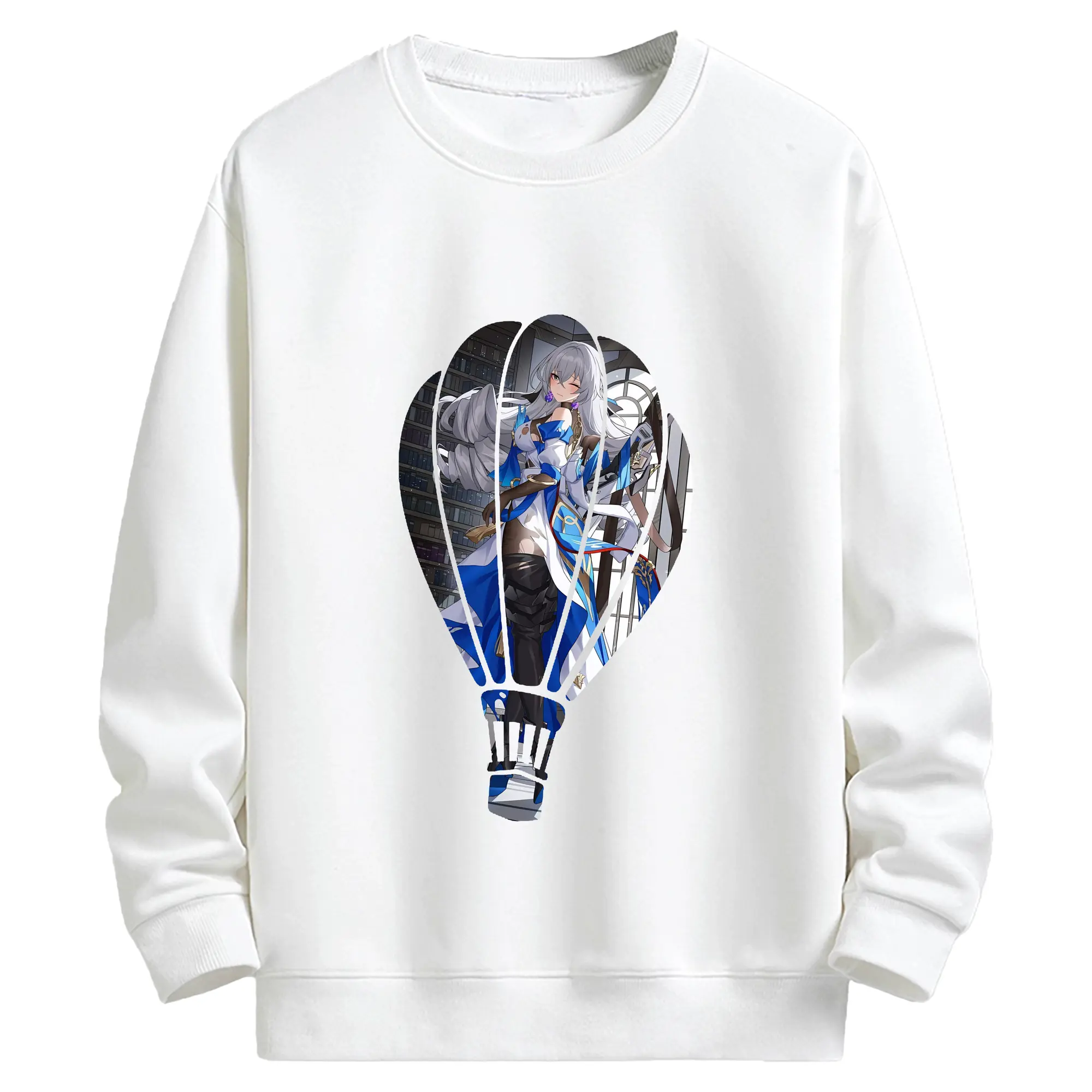 崩壊：スターレイル グッズ ブローニャ - キッズ クルーネックスウェットシャツ ・ フロントプリント ・ 綿80％ ポリエステル20％ ・ 快適 通学 スポーツ 日常使い お散歩用