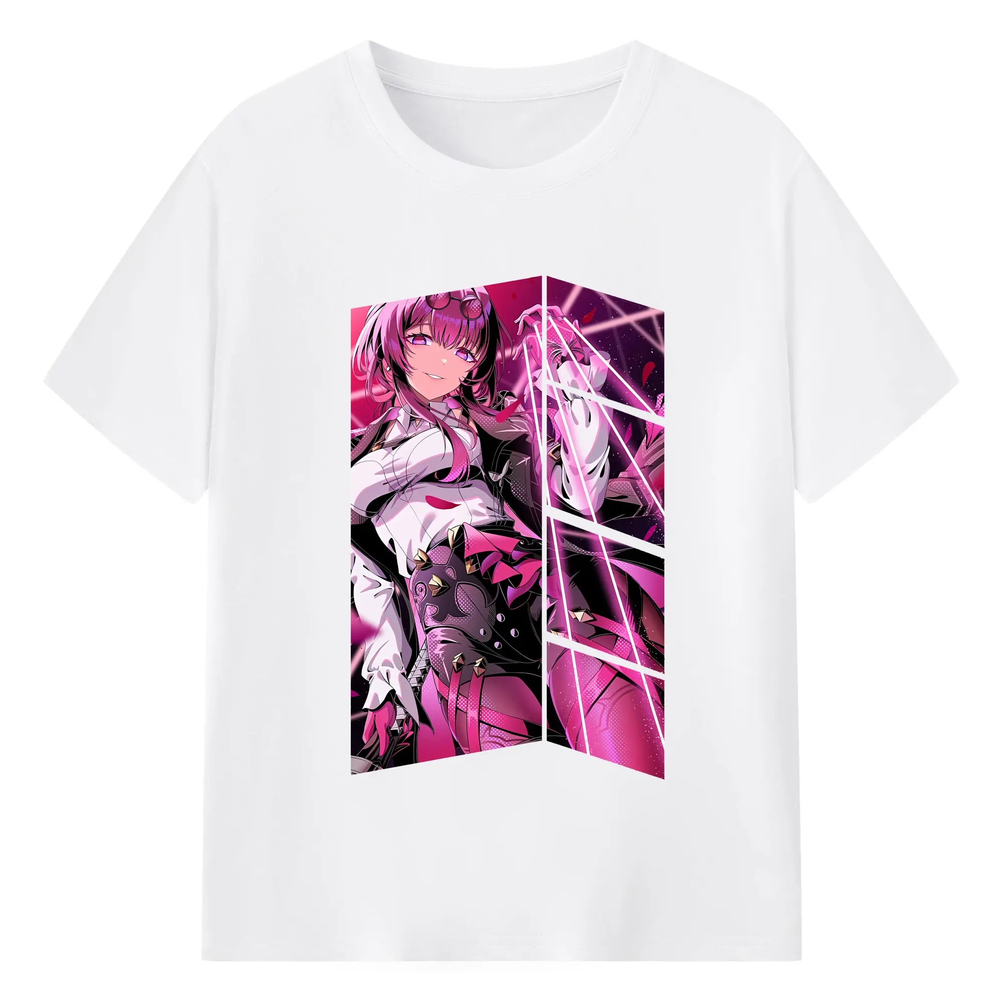 崩壊：スターレイル グッズ カフカ - 綿100％ 半袖Tシャツ ・ フロントプリント ・ 快適 通気性 ・ 日常使い 散歩 スポーツ用