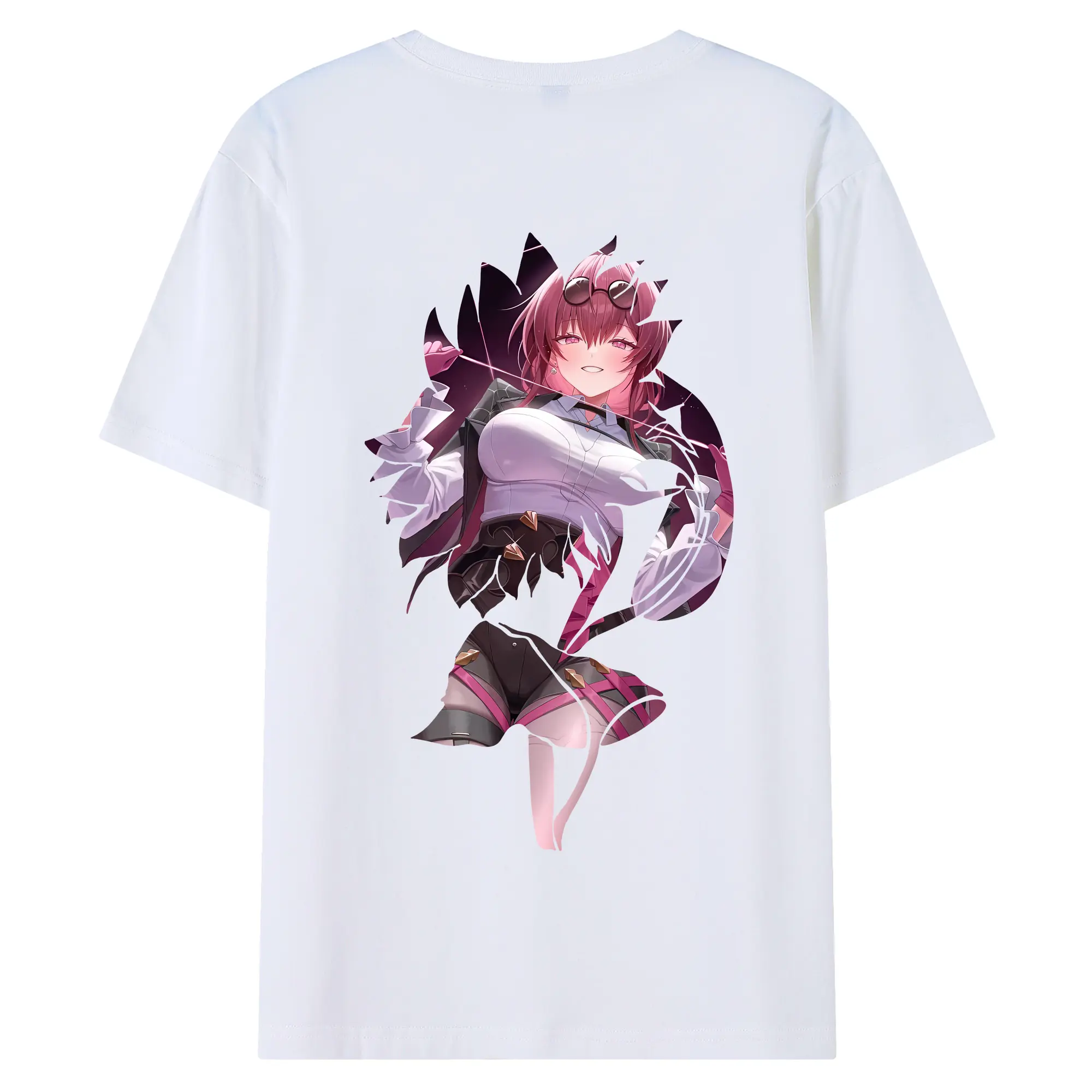 崩壊：スターレイル グッズ カフカ - 綿100％ 半袖Tシャツ ・ バックプリント ・ 快適 通気性 ・ 日常使い 散歩 スポーツ用