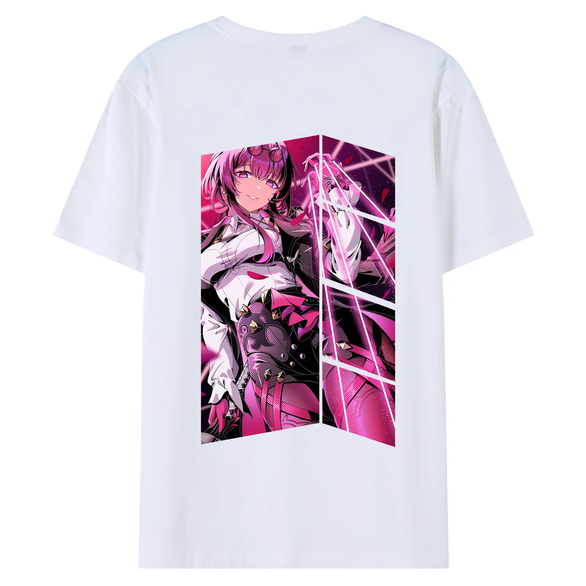 崩壊：スターレイル グッズ カフカ - 綿100％ 半袖Tシャツ ・ バックプリント ・ 快適 通気性 ・ 日常使い 散歩 スポーツ用