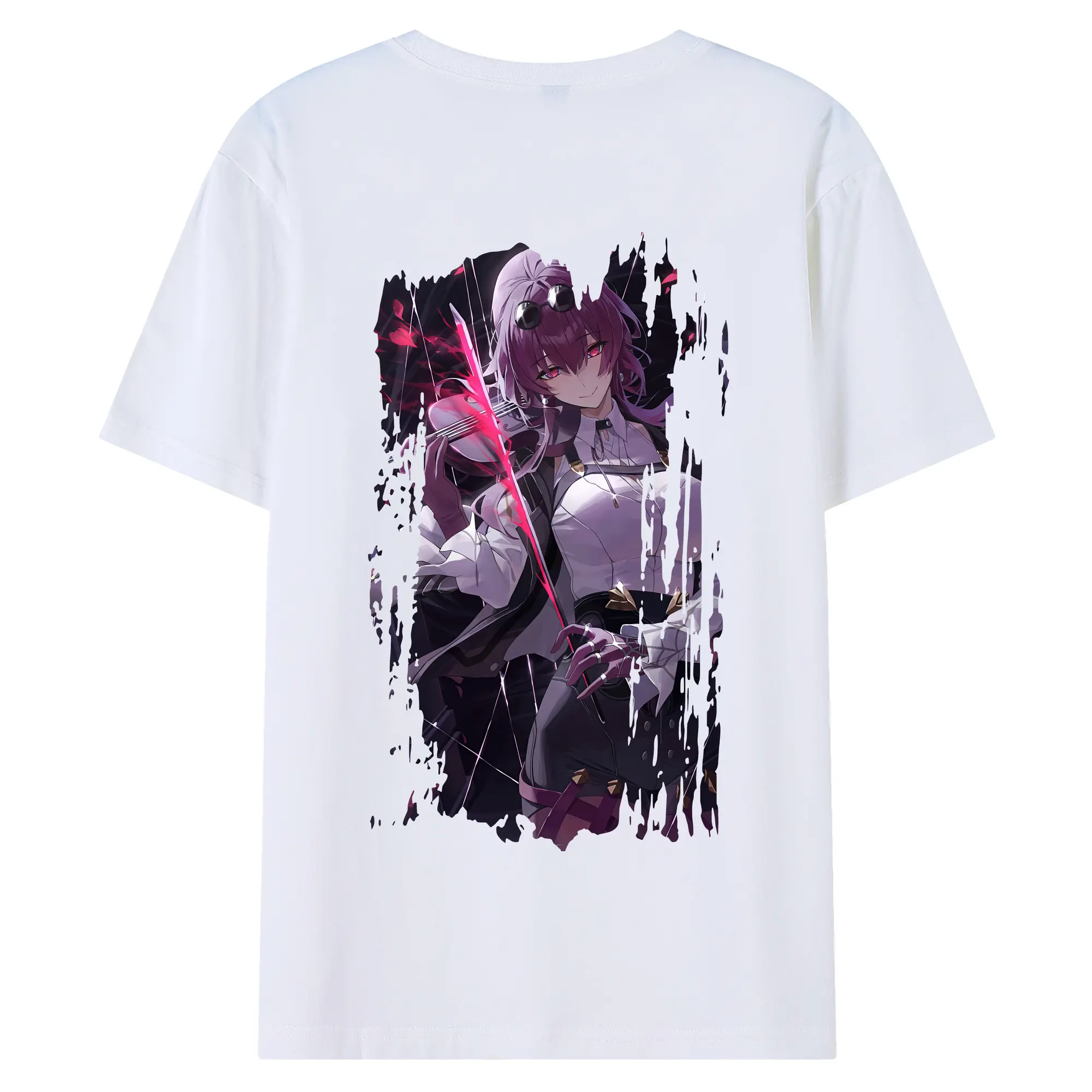 崩壊：スターレイル グッズ カフカ - 綿100％ 半袖Tシャツ ・ バックプリント ・ 快適 通気性 ・ 日常使い 散歩 スポーツ用