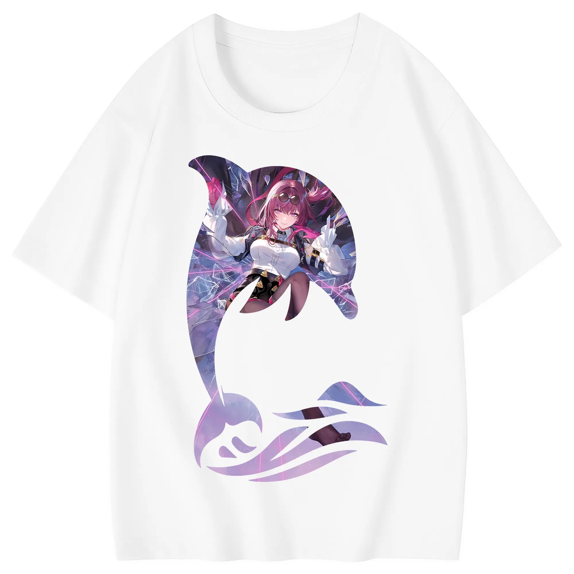 崩壊：スターレイル グッズ カフカ - 綿100％ キッズTシャツ ・ フロントプリント ・ 快適 通気性 ・ スポーツ カジュアル 散歩用