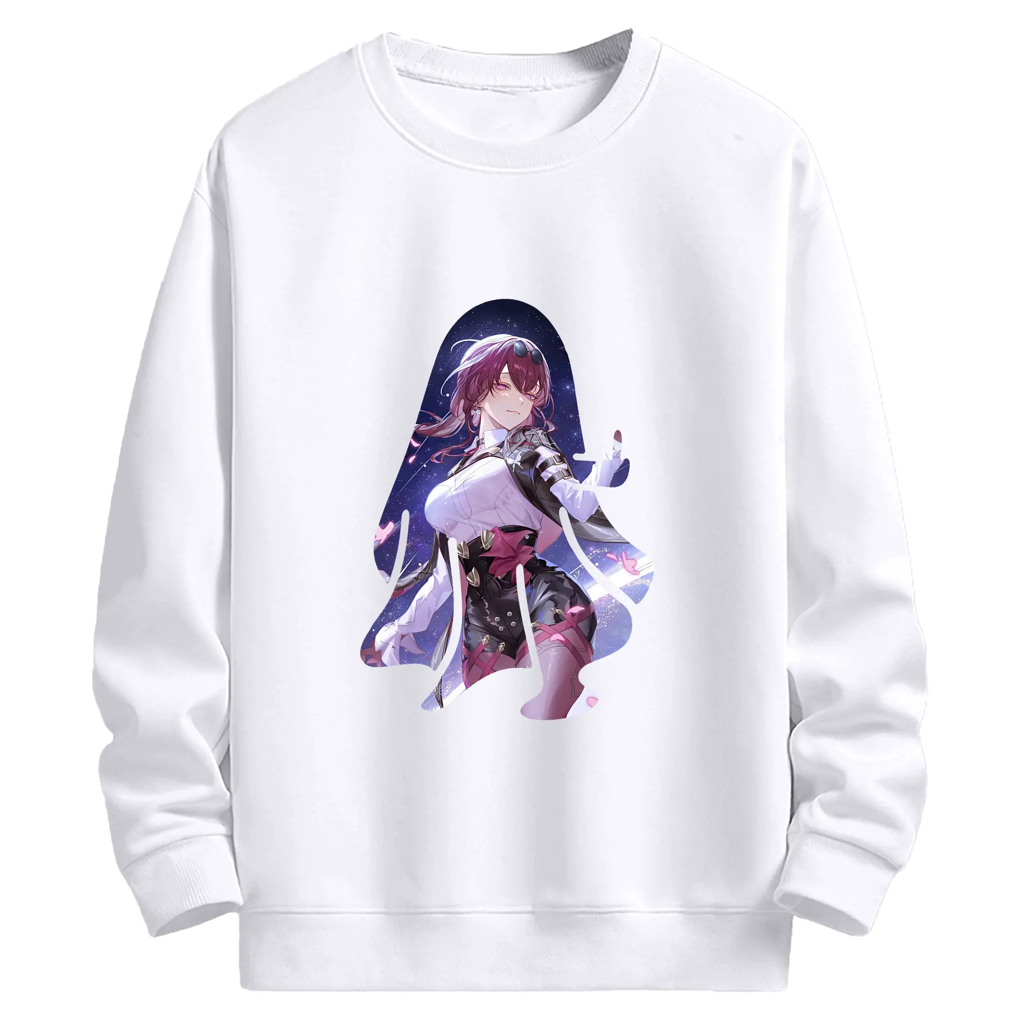 崩壊：スターレイル グッズ カフカ - 高品質 クルーネック スウェット ・ コットン59％ ポリエステル41％ ・ ユニセックス 長袖 トレーナー ・ カジュアル デイリー スポーツ 散歩用