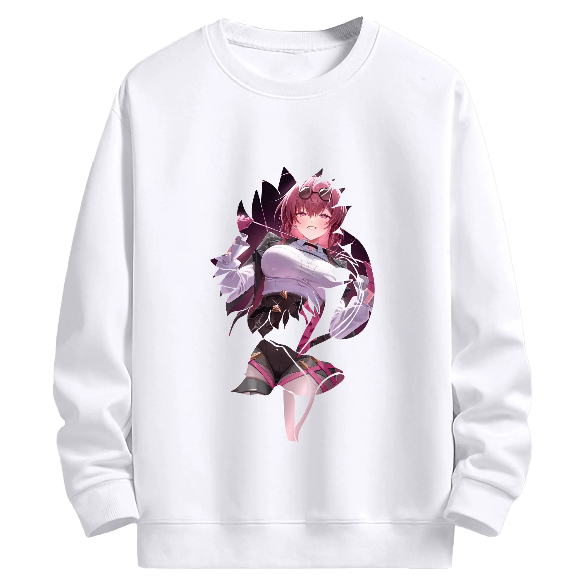 崩壊：スターレイル グッズ カフカ - 高品質 クルーネック スウェット ・ コットン59％ ポリエステル41％ ・ ユニセックス 長袖 トレーナー ・ カジュアル デイリー スポーツ 散歩用