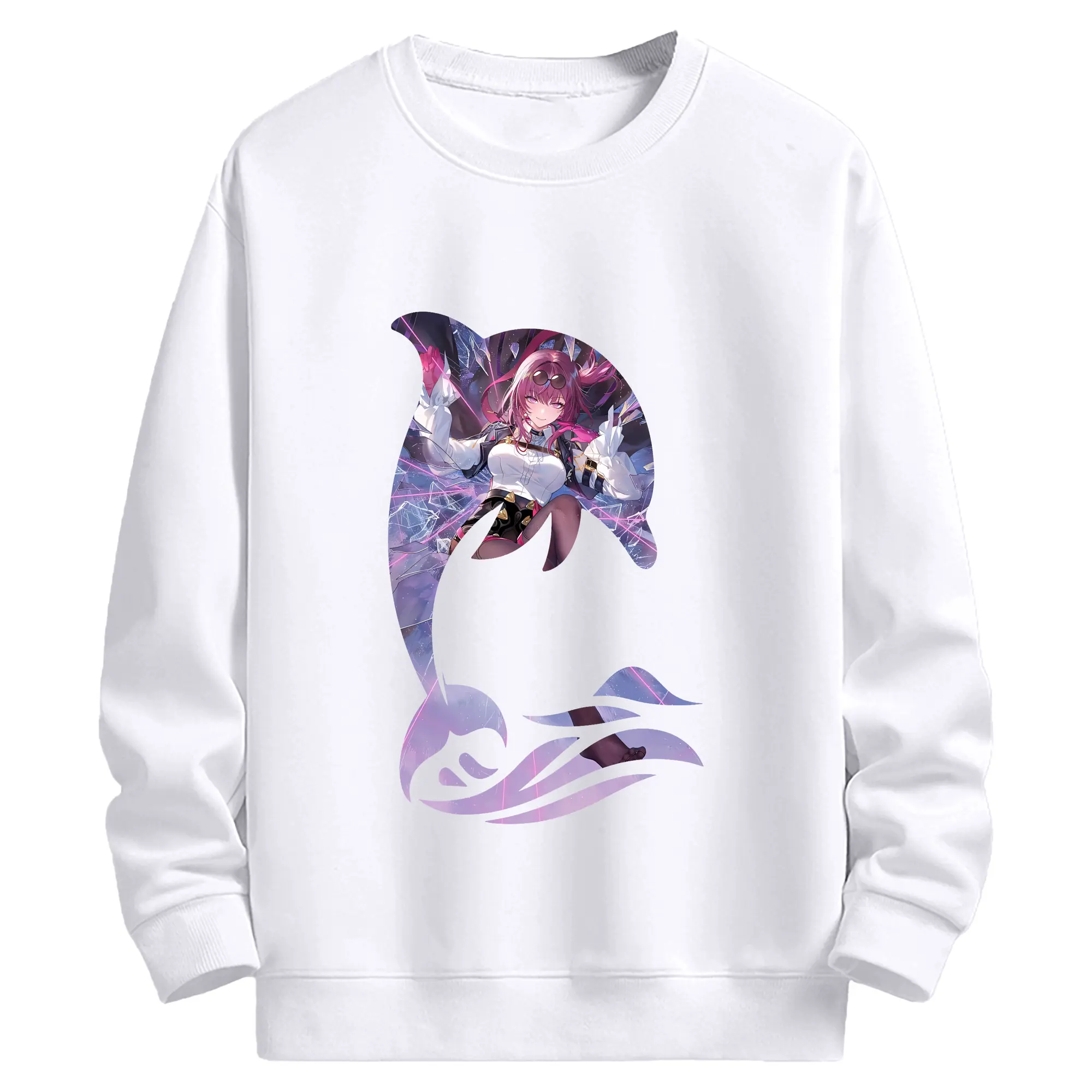 崩壊：スターレイル グッズ カフカ - 高品質 クルーネック スウェット ・ コットン59％ ポリエステル41％ ・ ユニセックス 長袖 トレーナー ・ カジュアル デイリー スポーツ 散歩用