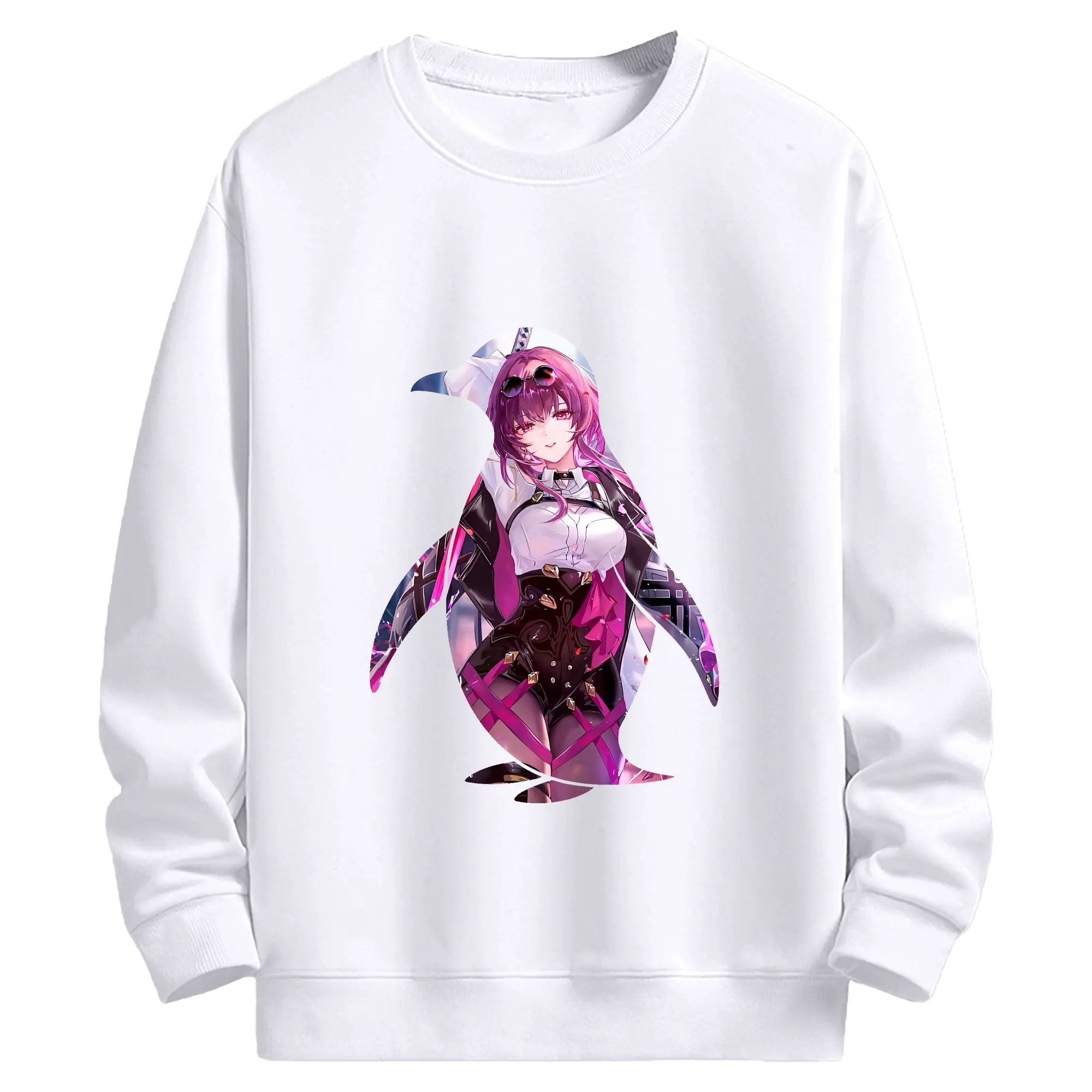 崩壊：スターレイル グッズ カフカ - 高品質 クルーネック スウェット ・ コットン59％ ポリエステル41％ ・ ユニセックス 長袖 トレーナー ・ カジュアル デイリー スポーツ 散歩用