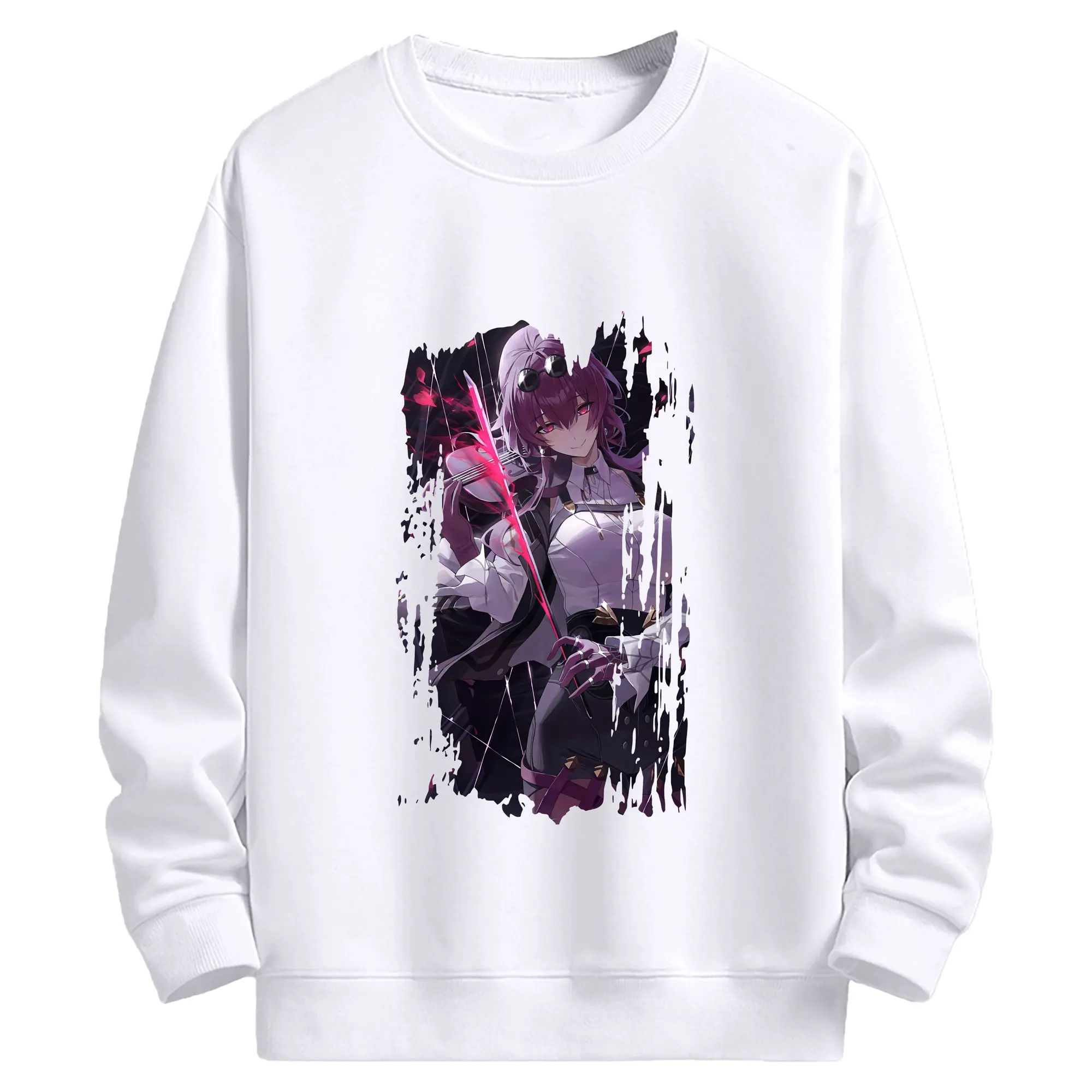 崩壊：スターレイル グッズ カフカ - 高品質 クルーネック スウェット ・ コットン59％ ポリエステル41％ ・ ユニセックス 長袖 トレーナー ・ カジュアル デイリー スポーツ 散歩用